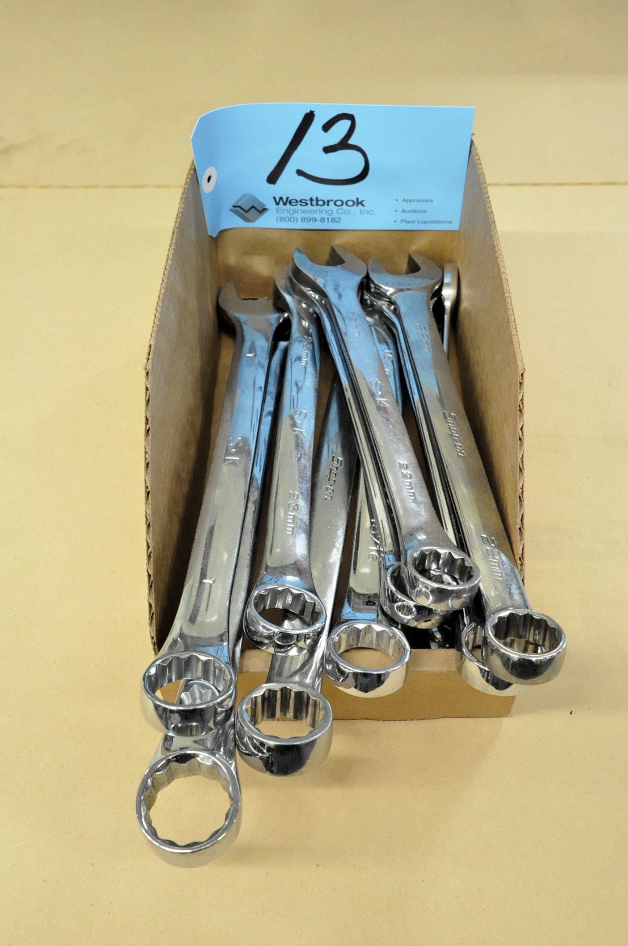 Lot-Mechanics Wrenches in (1) Box