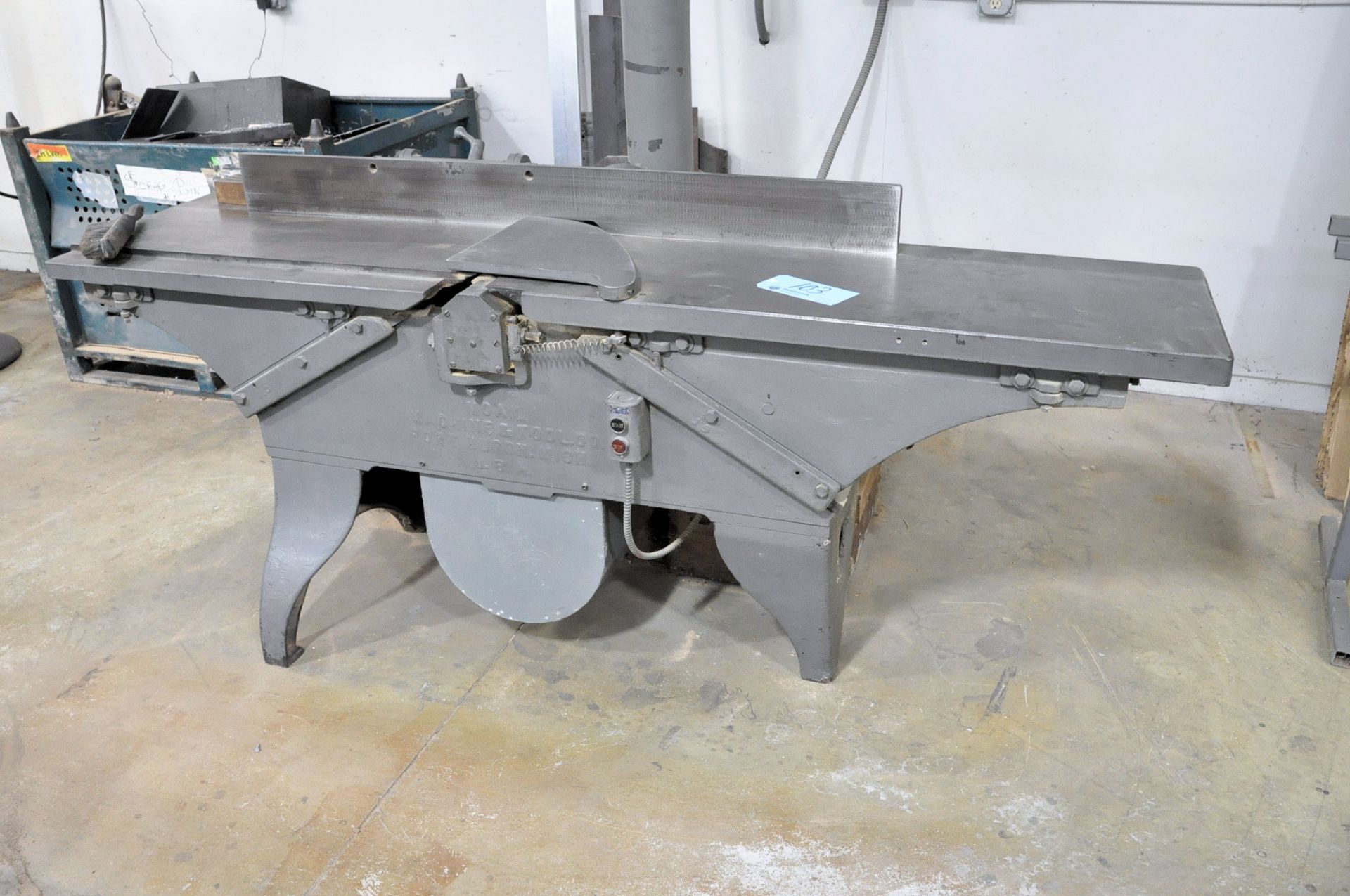 MOAK 12" Jointer, S/n N/a, 85-1/2" Work Space, with Flex Hose - Image 2 of 3