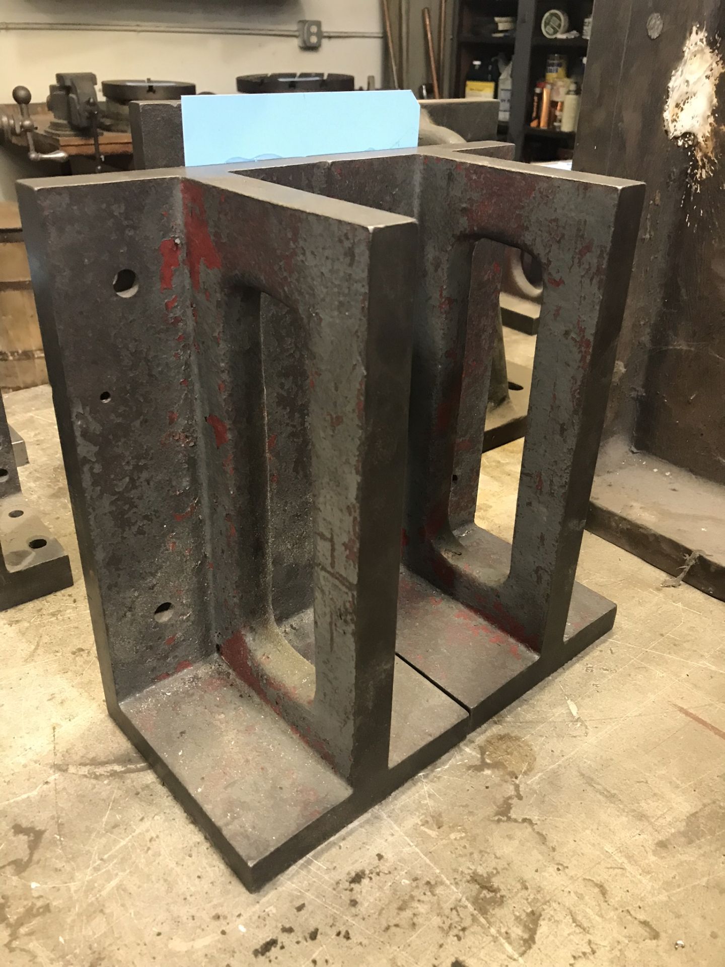 Pair 6"W x 6"L x 12"H Angle Plates - Image 2 of 2