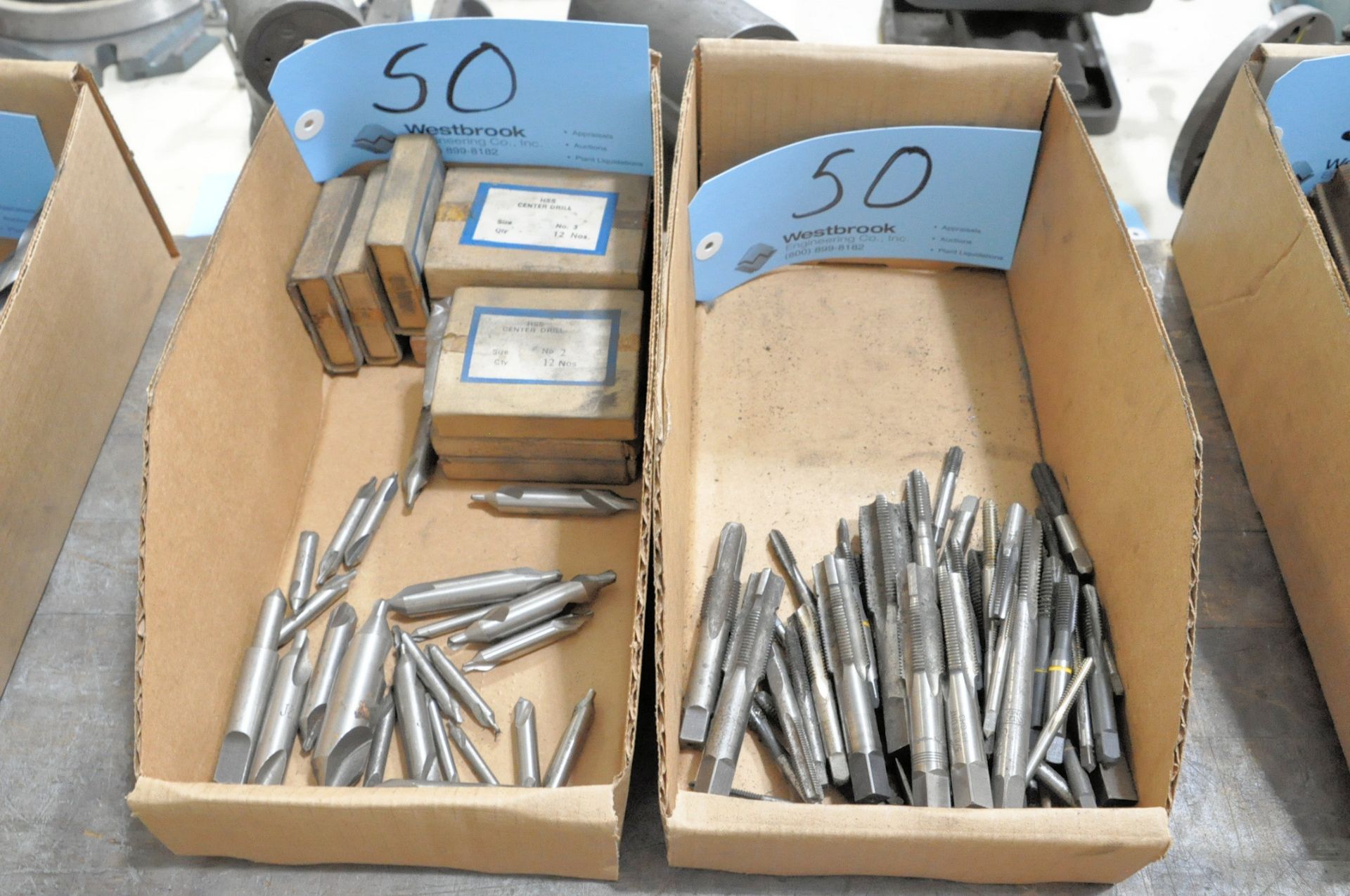 Lot-Center Drills and Taps in (2) Boxes