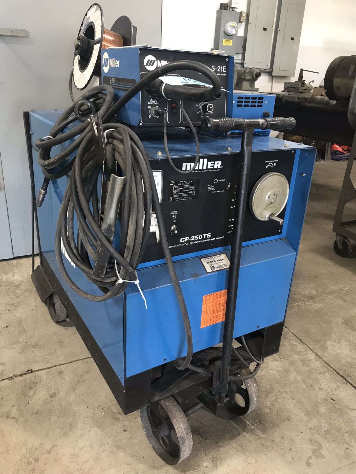 MILLER MODEL CP-250TS, CP DC Arc Welding Power Source, - Image 2 of 4