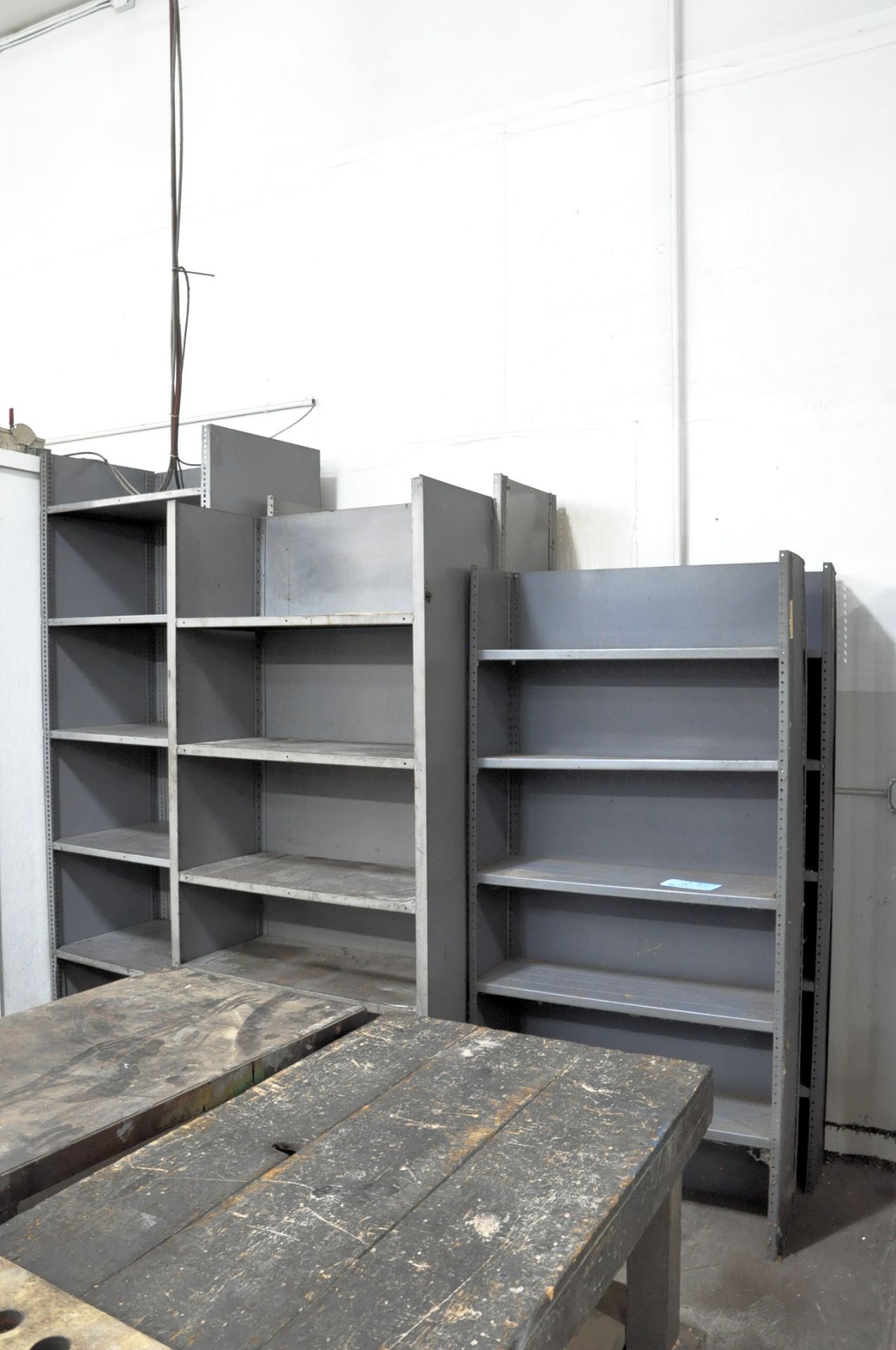 Lot-(6) Sections Shelving