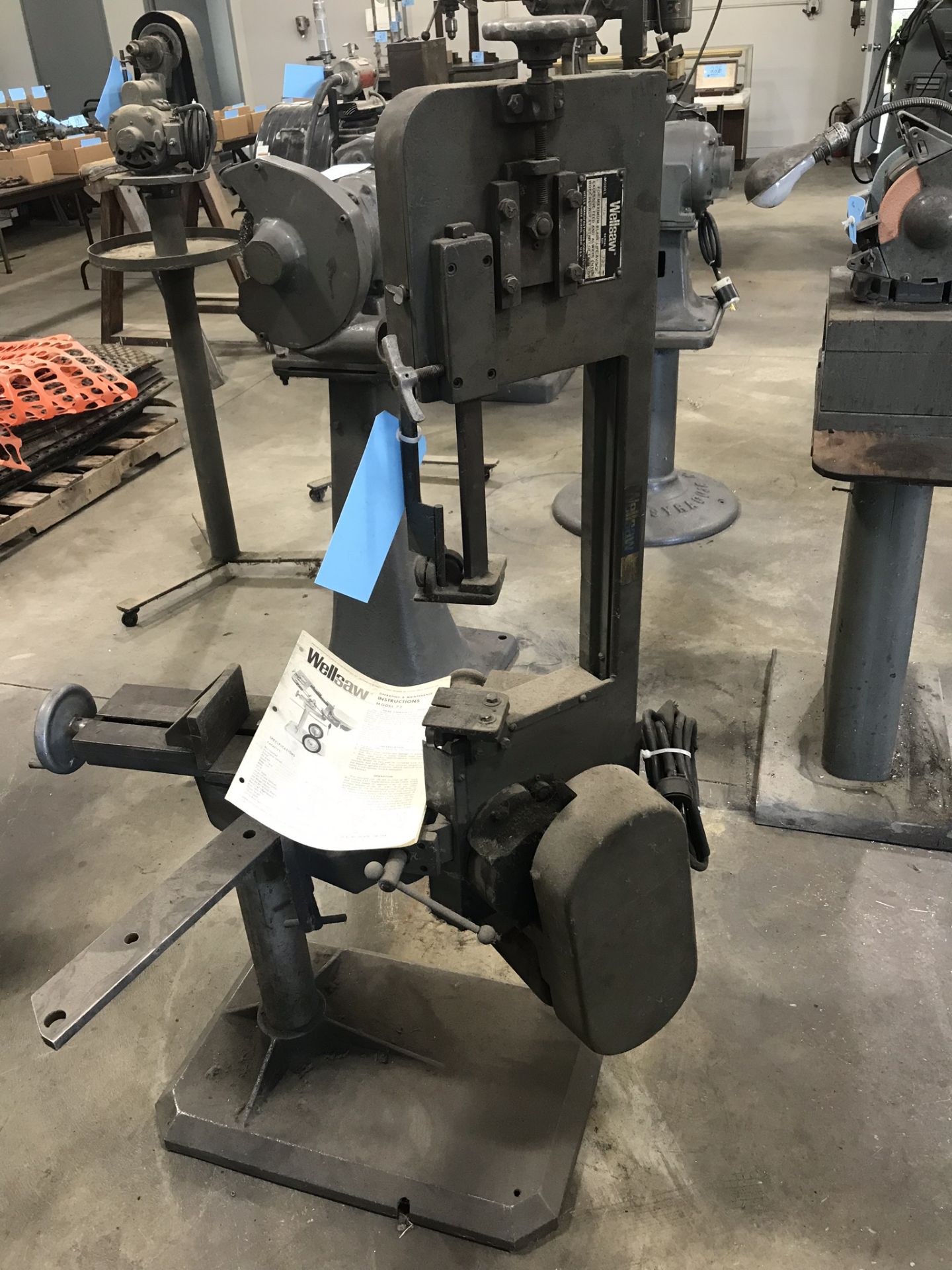 WELLSAW MODEL 72 Horizontal Tilting Metal Cutting Band Saw,