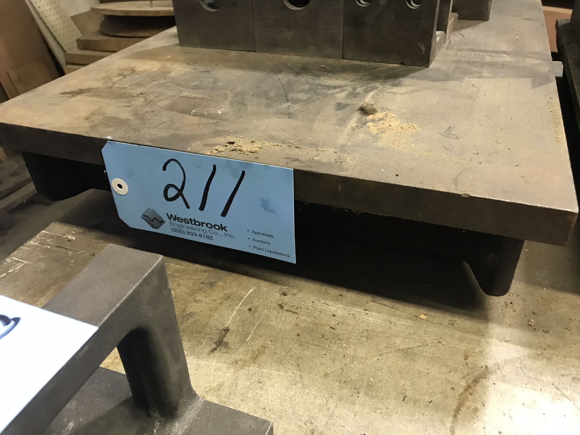 18"W x 24"L x 1" Thick Steel Surface Plate