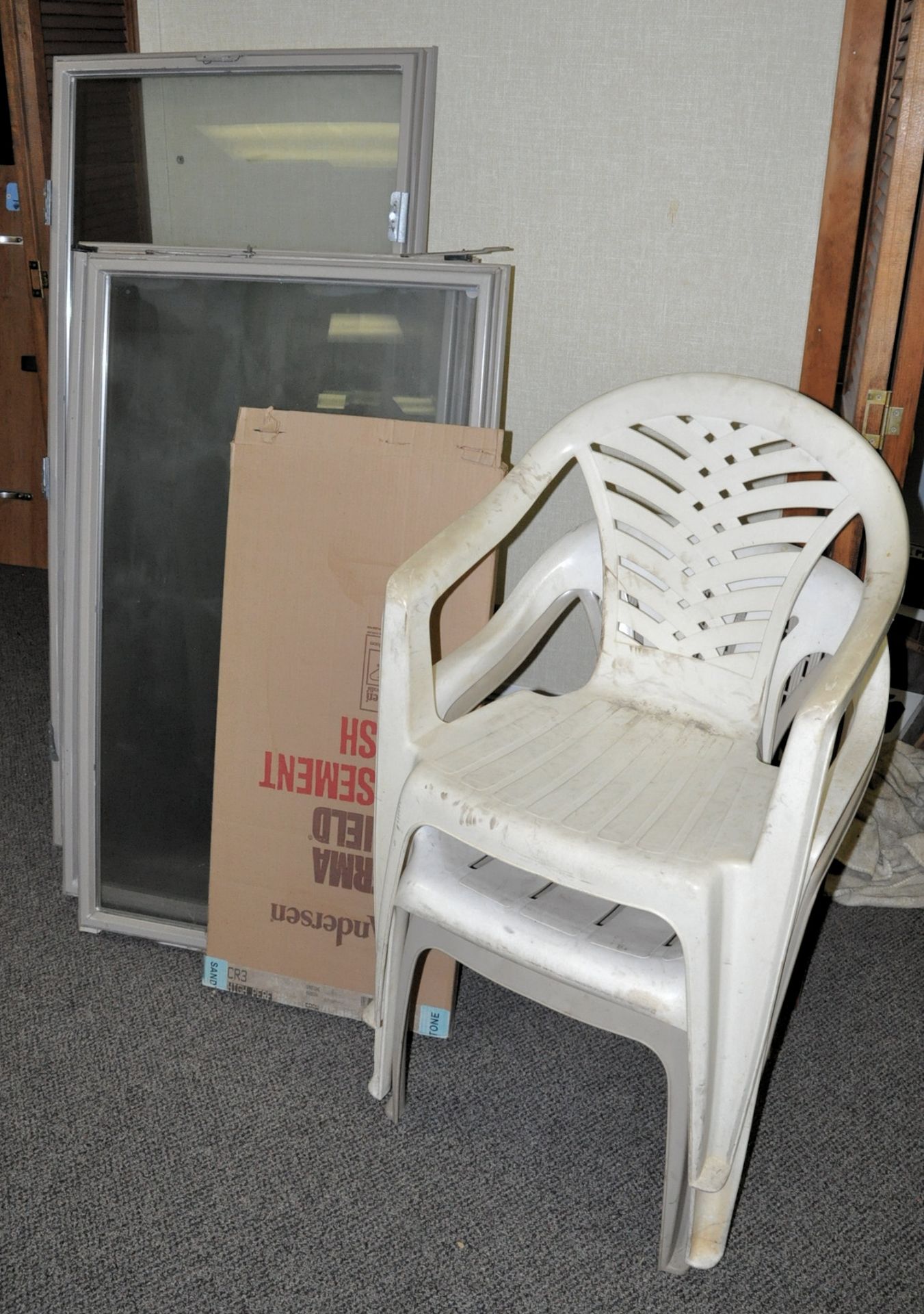 Lot-Cubicle Partition Stations and Components with Conference Table & Chairs (Must bring downstairs) - Image 5 of 6