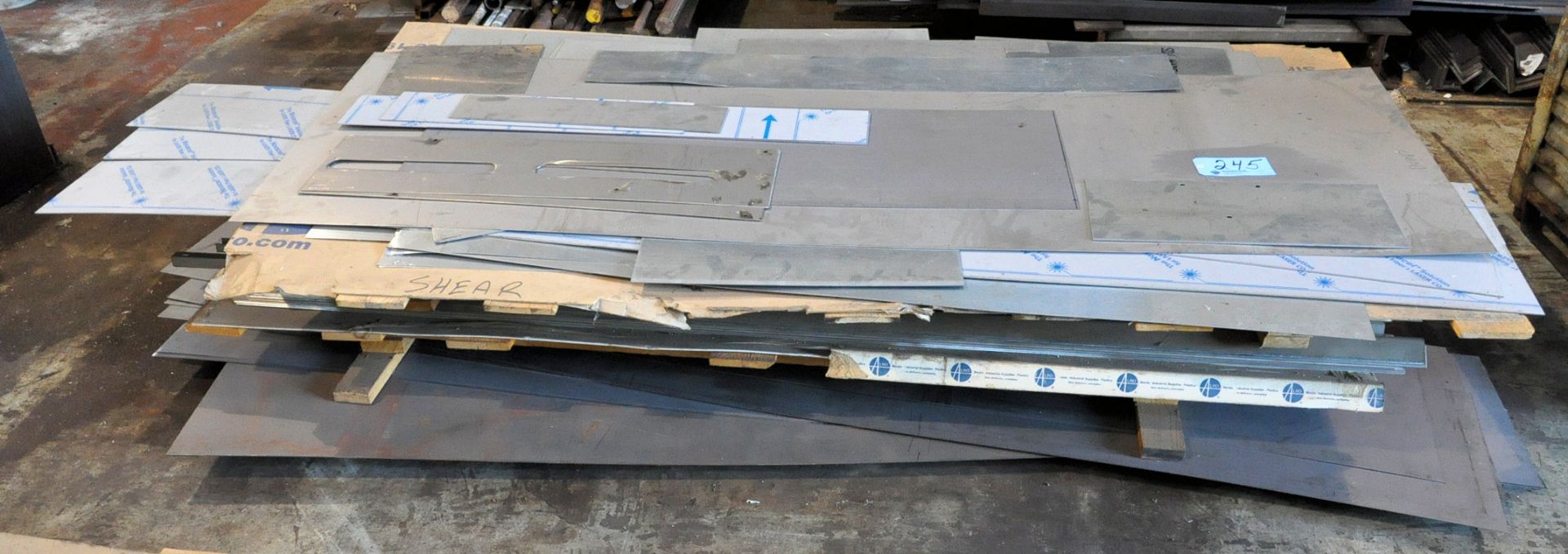 Lot-Sheet Metal Stock on (2) Pallets