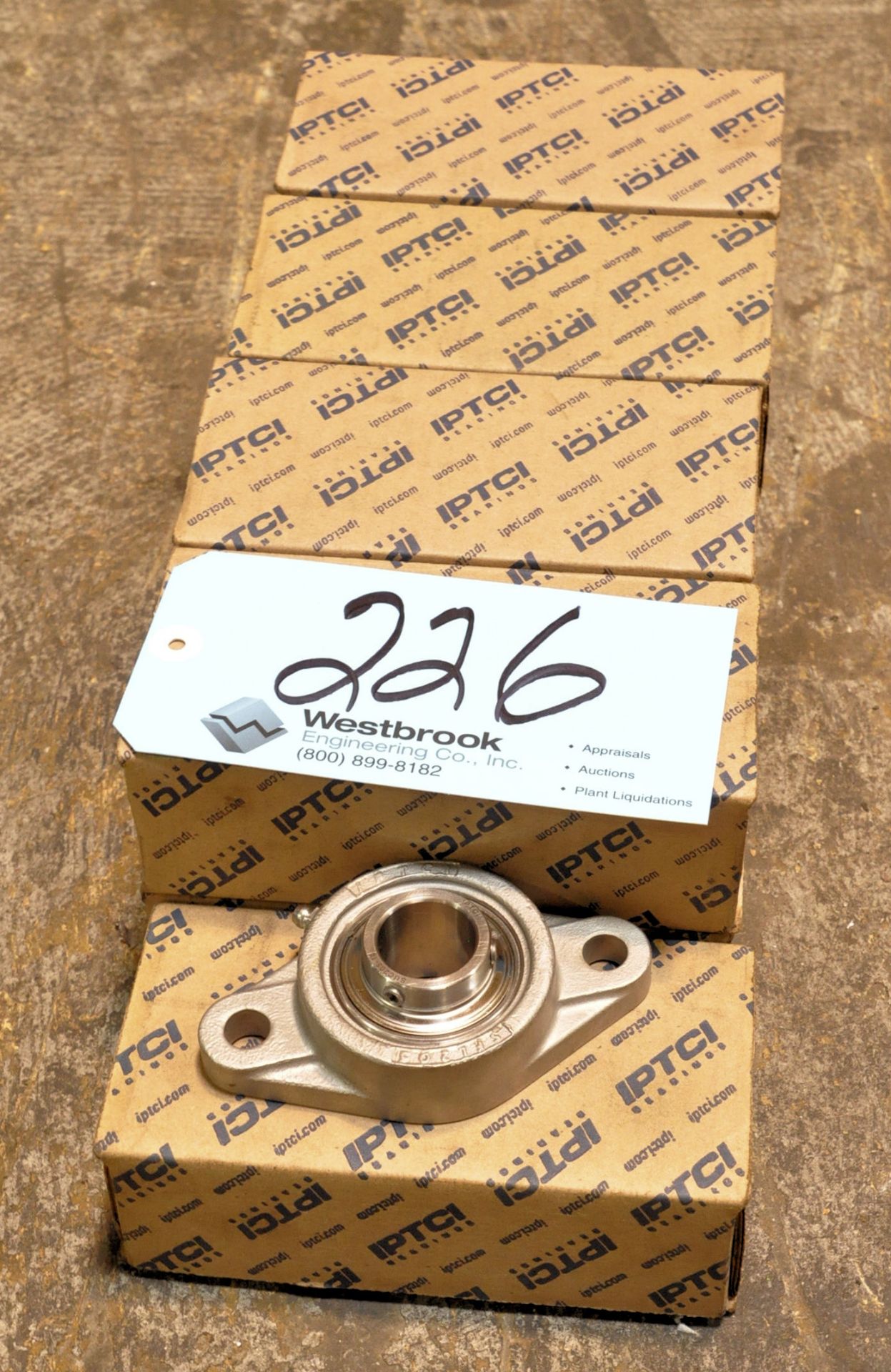 Lot-(9) Bearing Blocks, (Packaged)