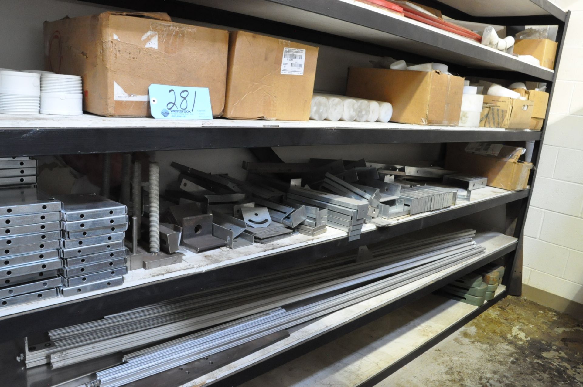 Lot-Conveyor Components on (1) Section, (Shelving Not Included)