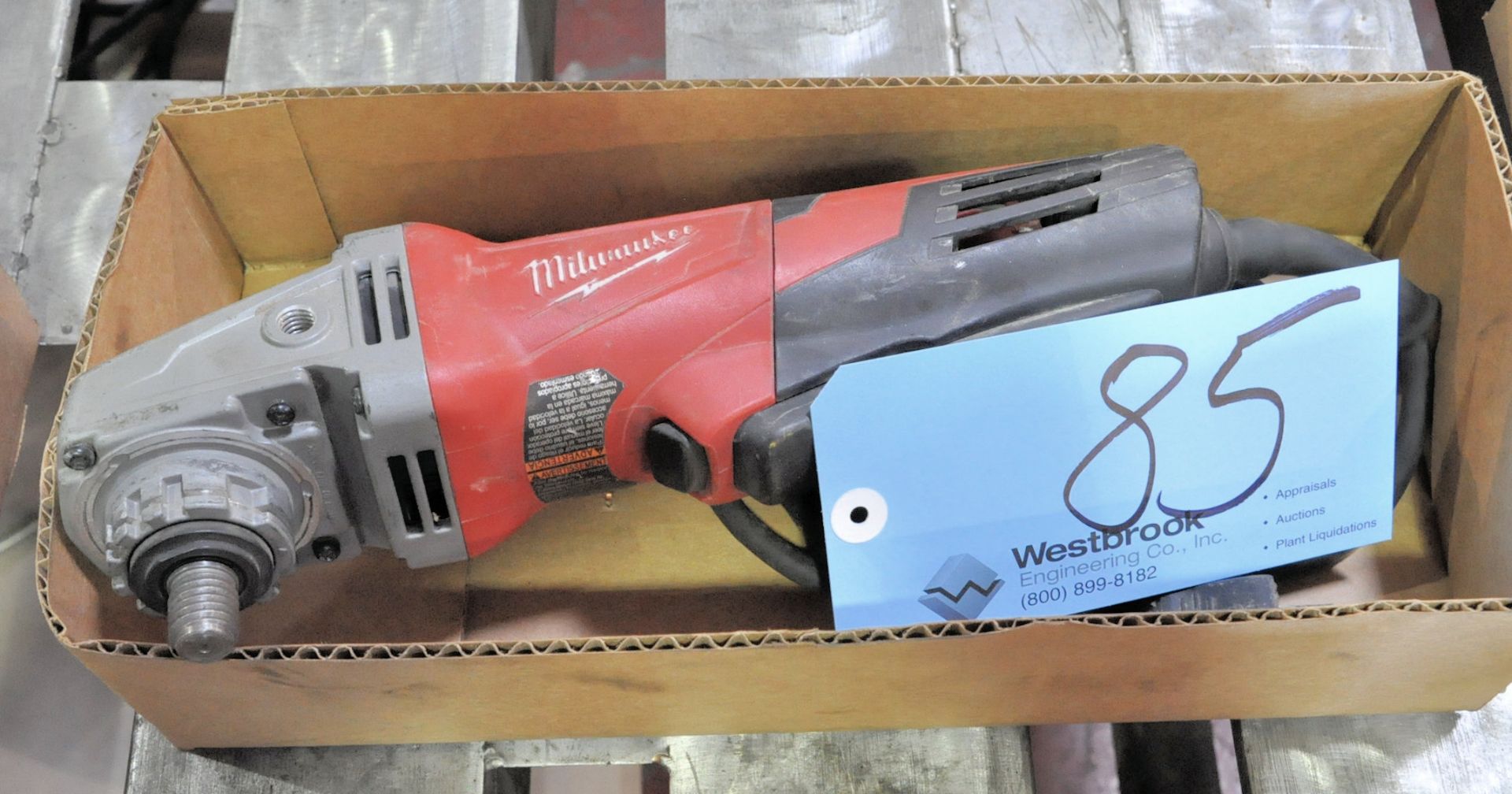 Milwaukee 6161-31, 6" Angle Grinder in (1) Box