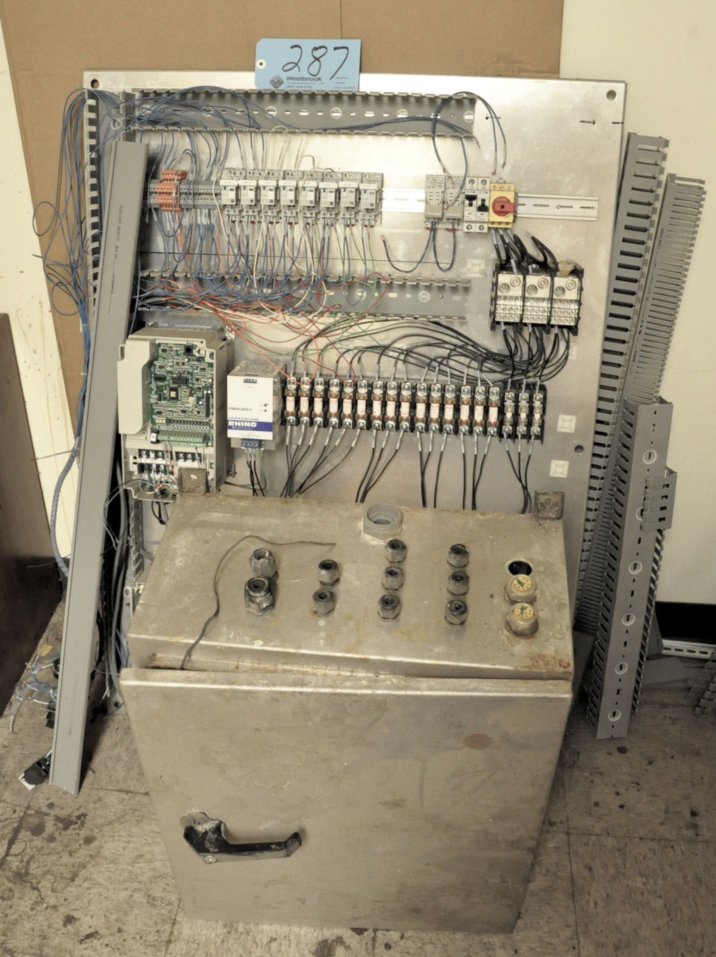 Lot-Machine Control Box and Panel with Components