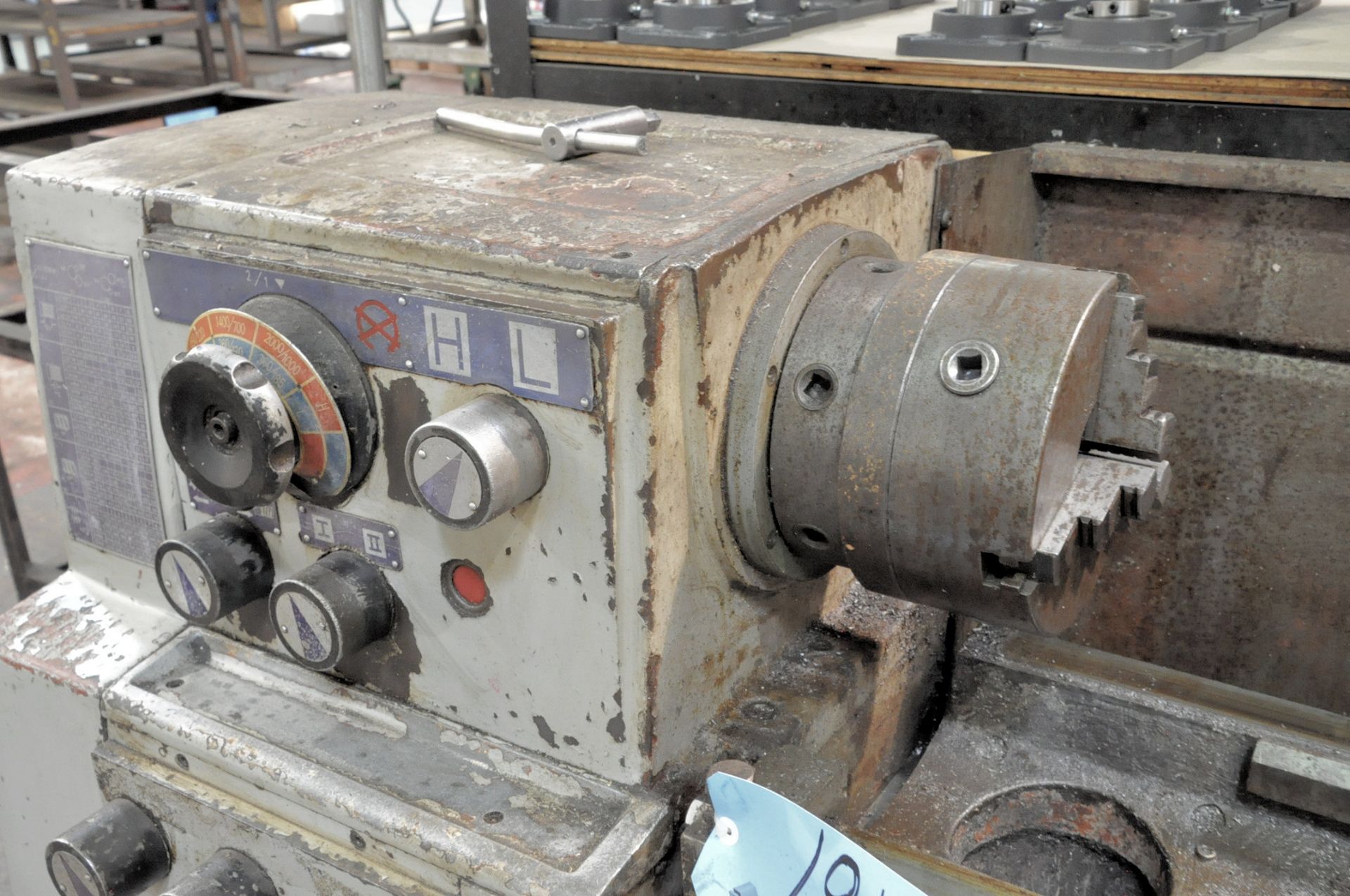 LS Model 1660G, 16" x 60" Geared Head Engine Lathe, (1994), 8" 3-Jaw Chuck, Tool Post, Tail Stock - Image 2 of 6