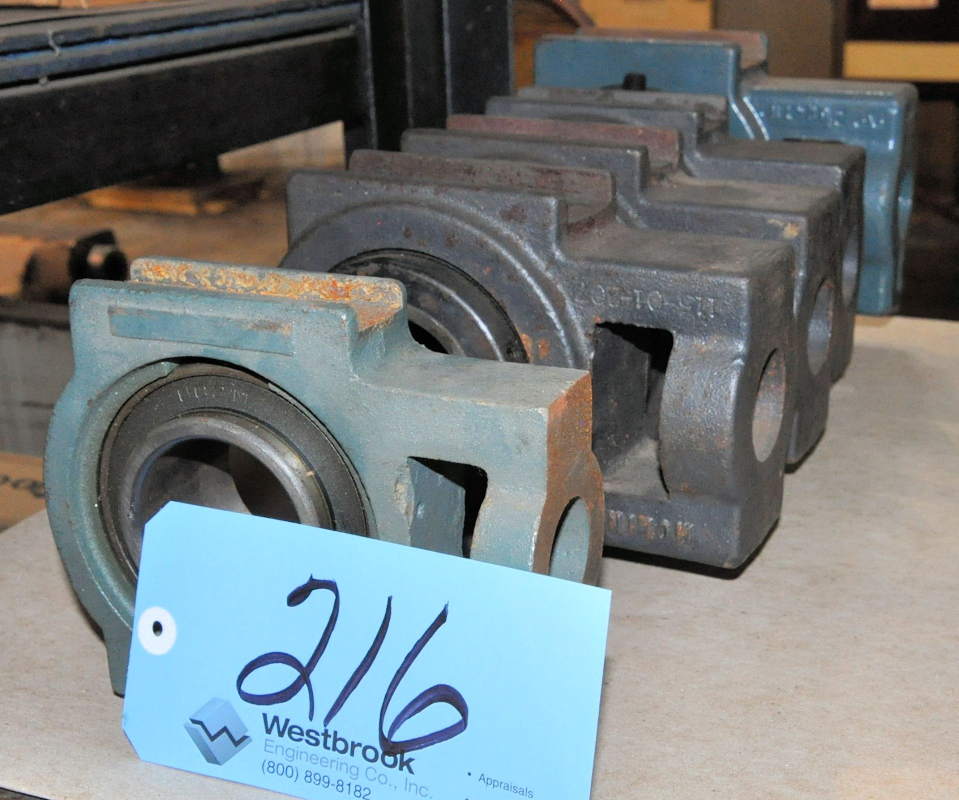 Lot-(5) Various Bearing Blocks