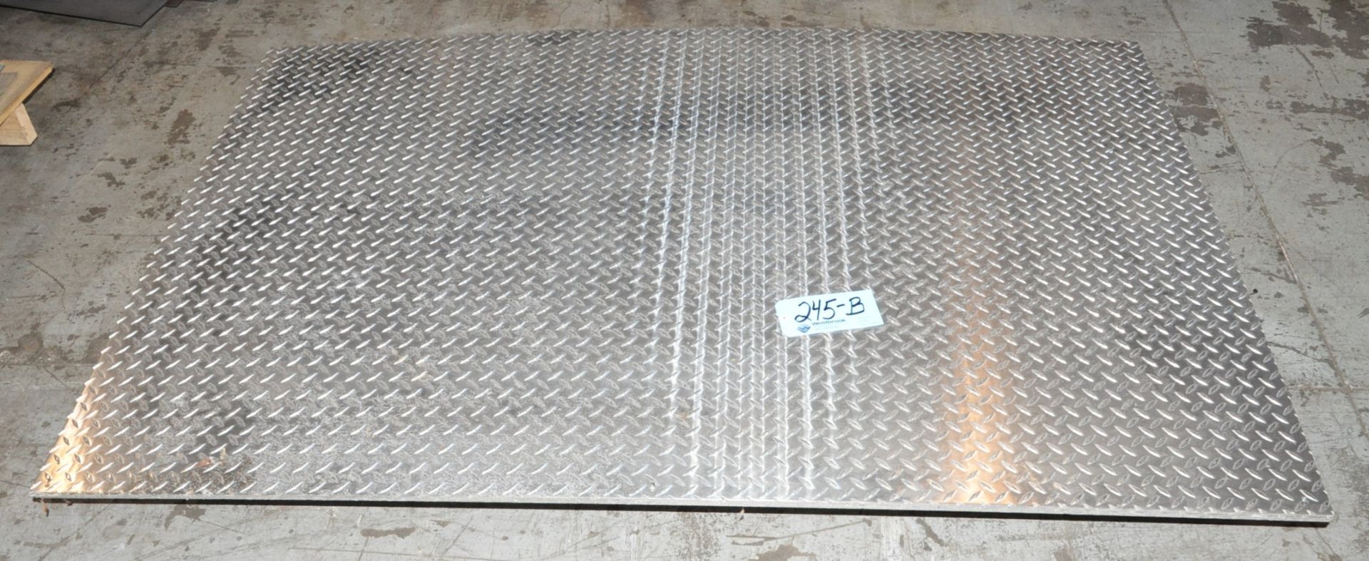 Lot-(3) Sheets 48" x 75" Diamond Plate with (1) Cut Piece on (1)