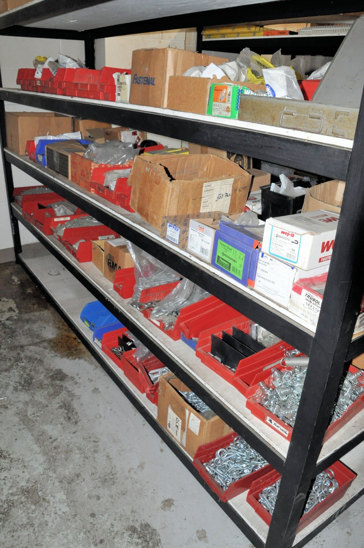 Lot-Hardware etc. on (1) Section, (Shelving Not Included) - Image 2 of 2
