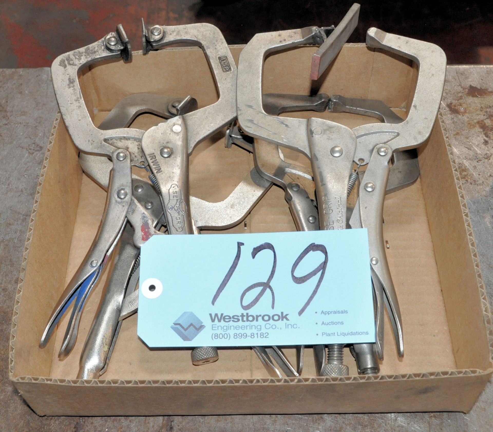 Lot-(4) Vise Grip Clamps in (1) Box