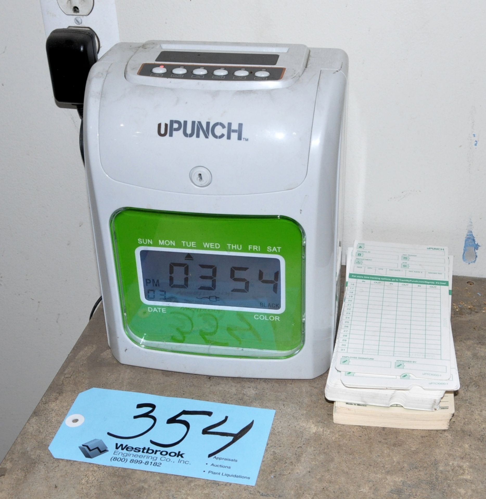 Upunch Digital Electronic Time Clock with Time Cards