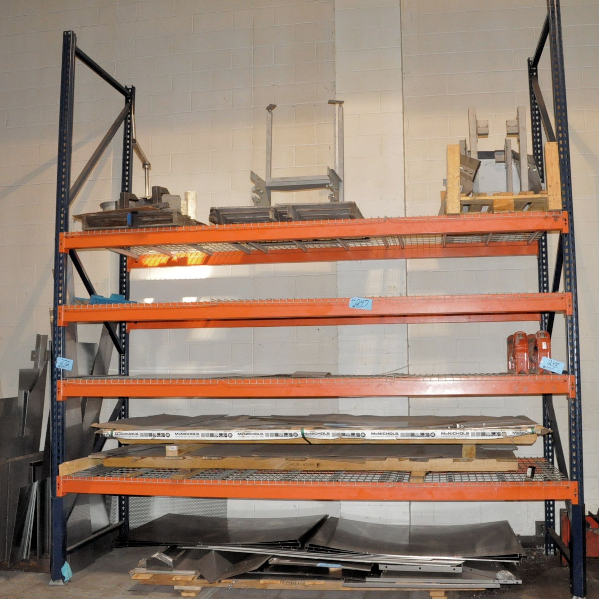 Section 12' x 4' x 14'H Pallet Racking, (Contents Not Included), (Not