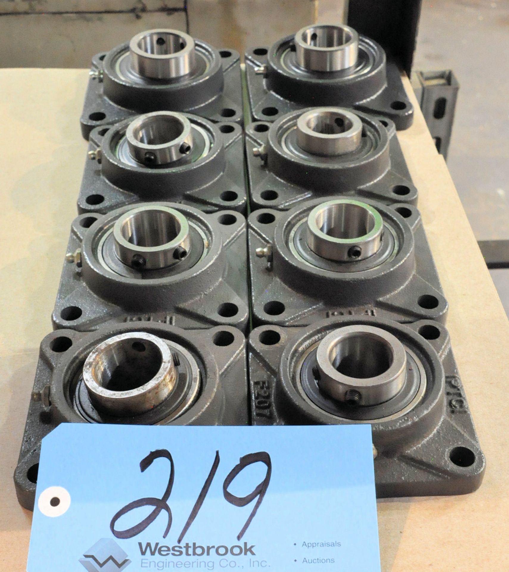 Lot-(8) Various Bearing Blocks