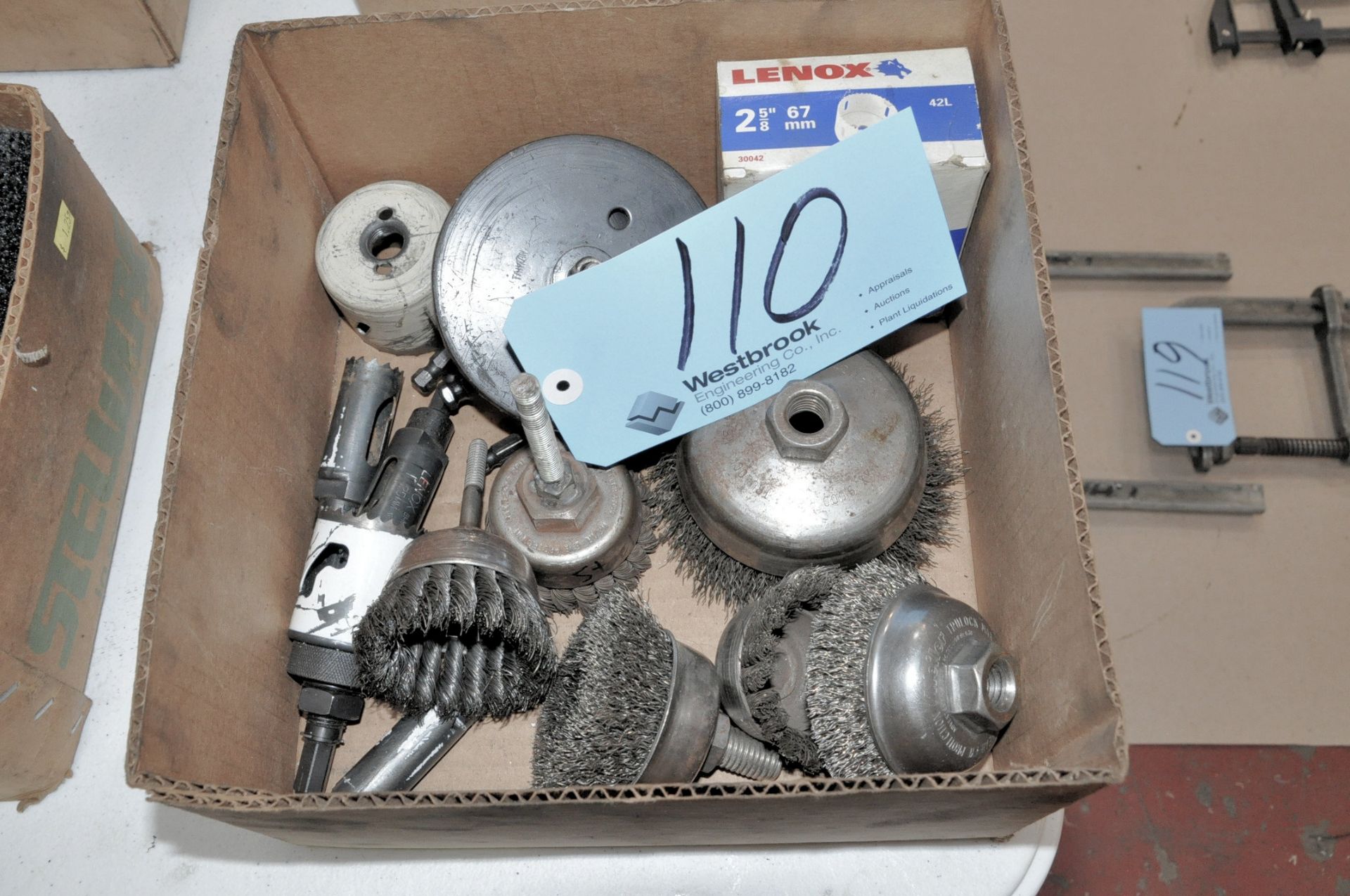 Lot-Wire Wheels and Hole Cutters in (1) Box