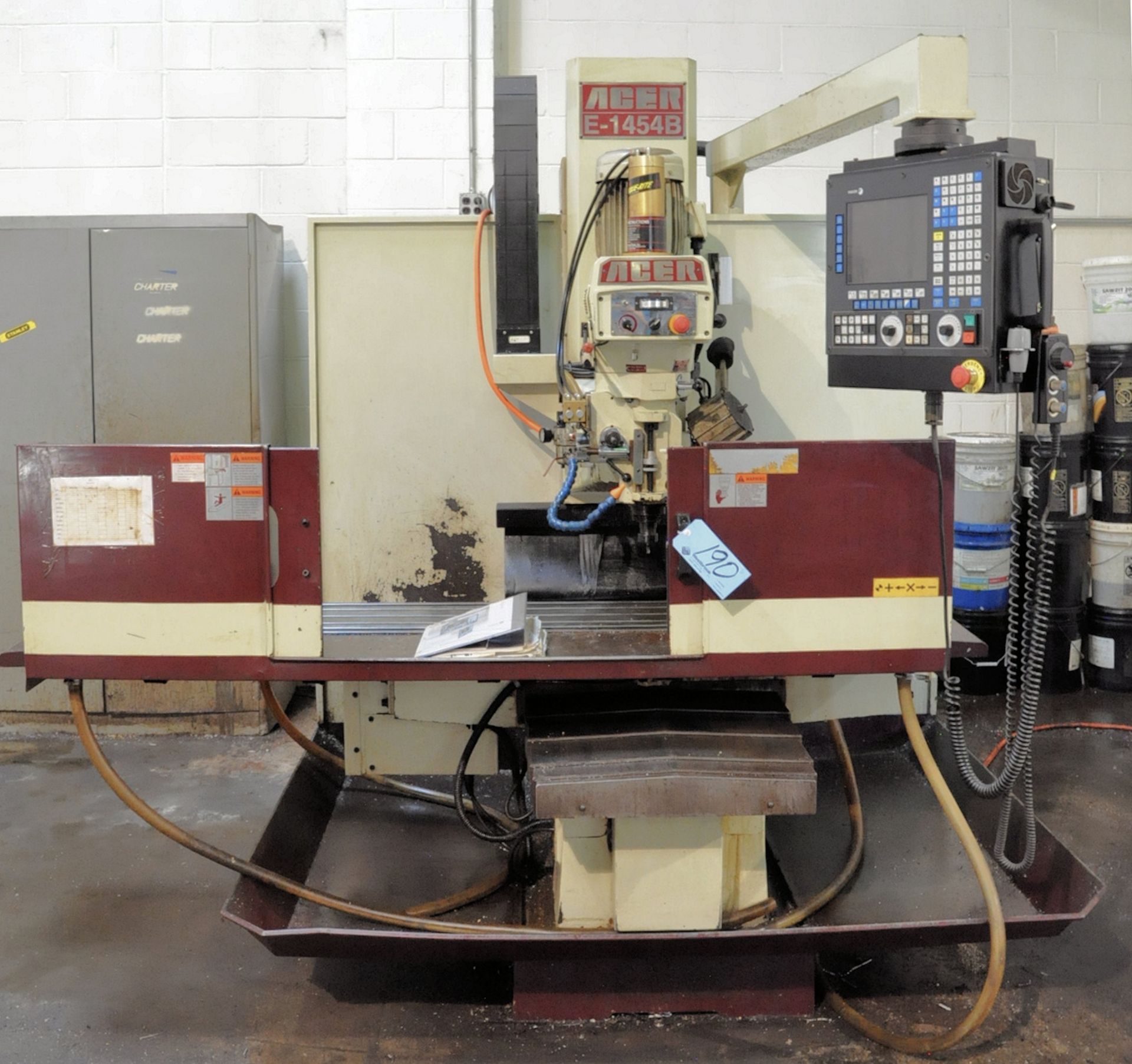 Acer Model E-1454B, 3-Axis CNC Bed Type Vertical Milling Machine, Fagor Control 5-HP (2009) - Image 2 of 7