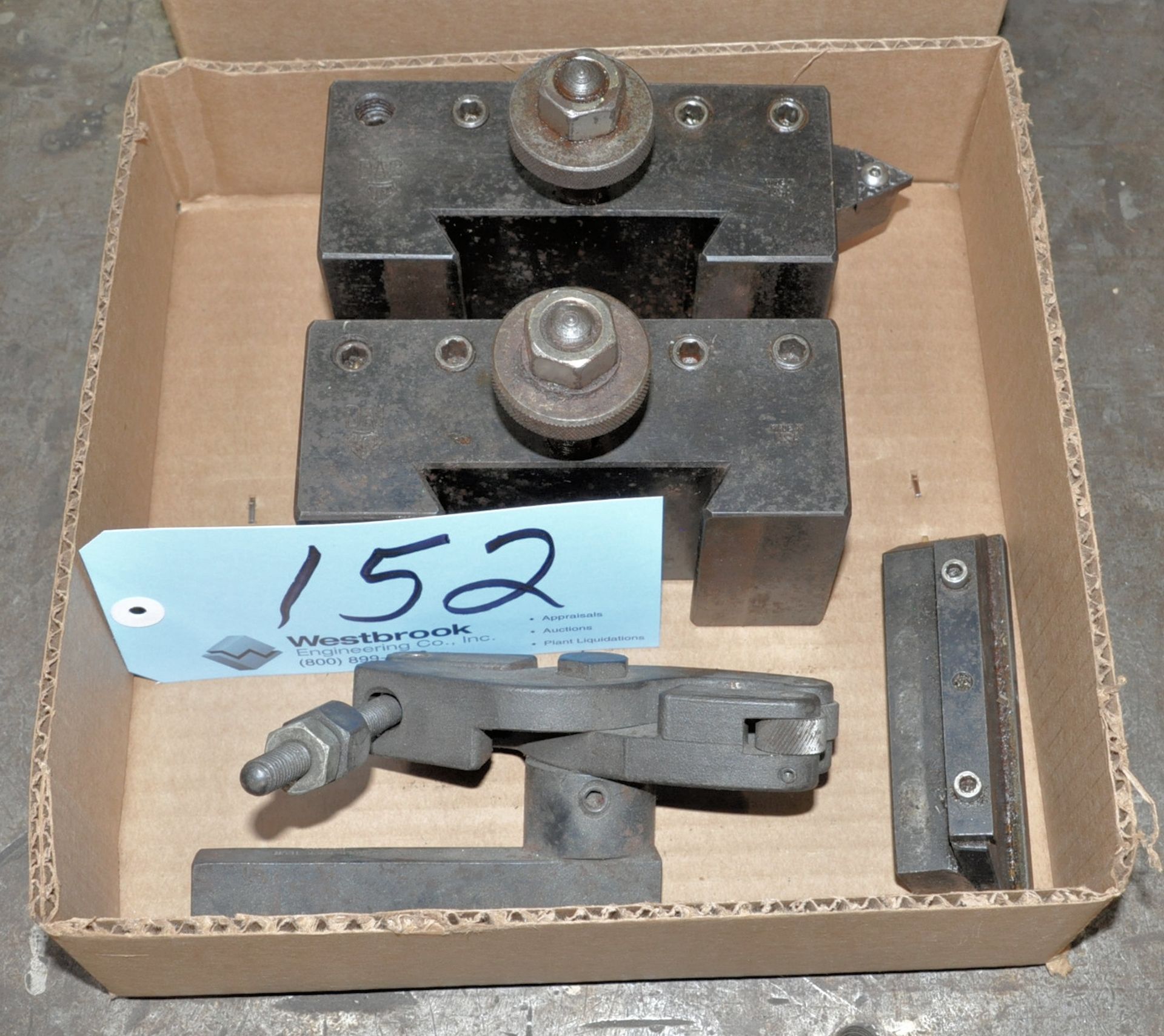 Lot-(2) Tool Holders and (2) Attachments in (1) Box