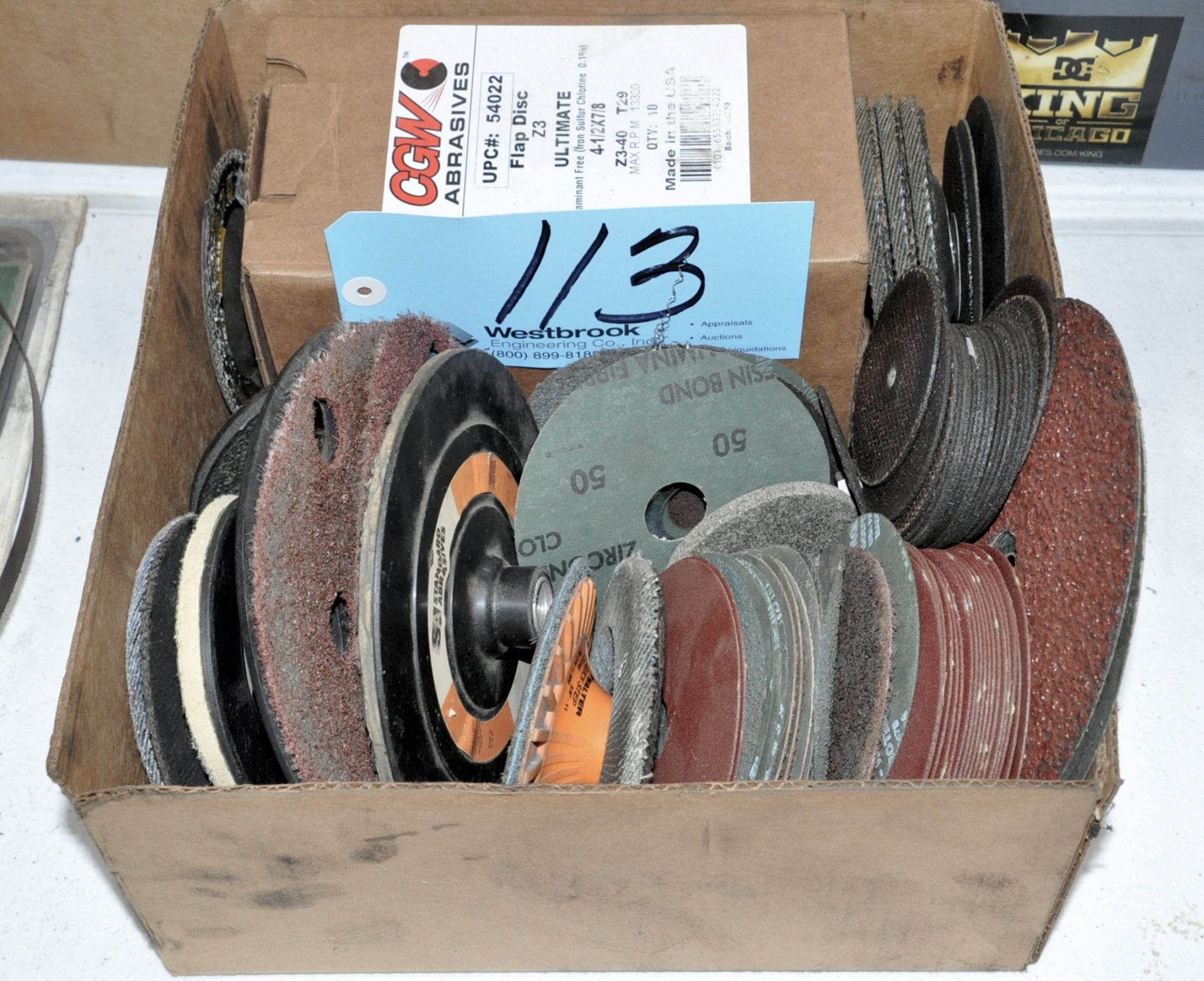 Lot-Sanding and Grinding Disks/Wheels in (1) Box
