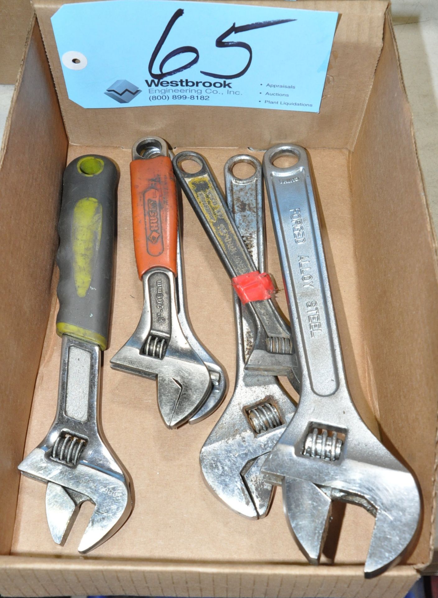 Lot-Adjustable Wrenches in (1) Box