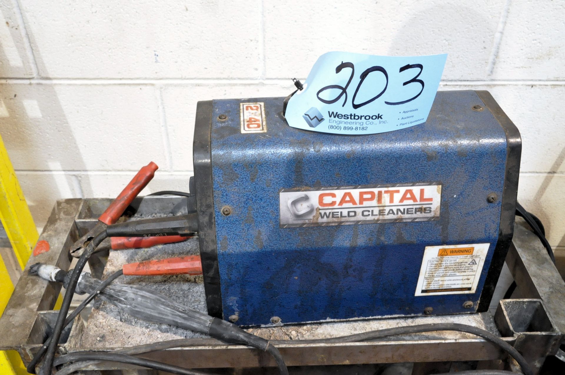 Capital 2X40 Weld Cleaner System with Leads and Cart - Image 2 of 3