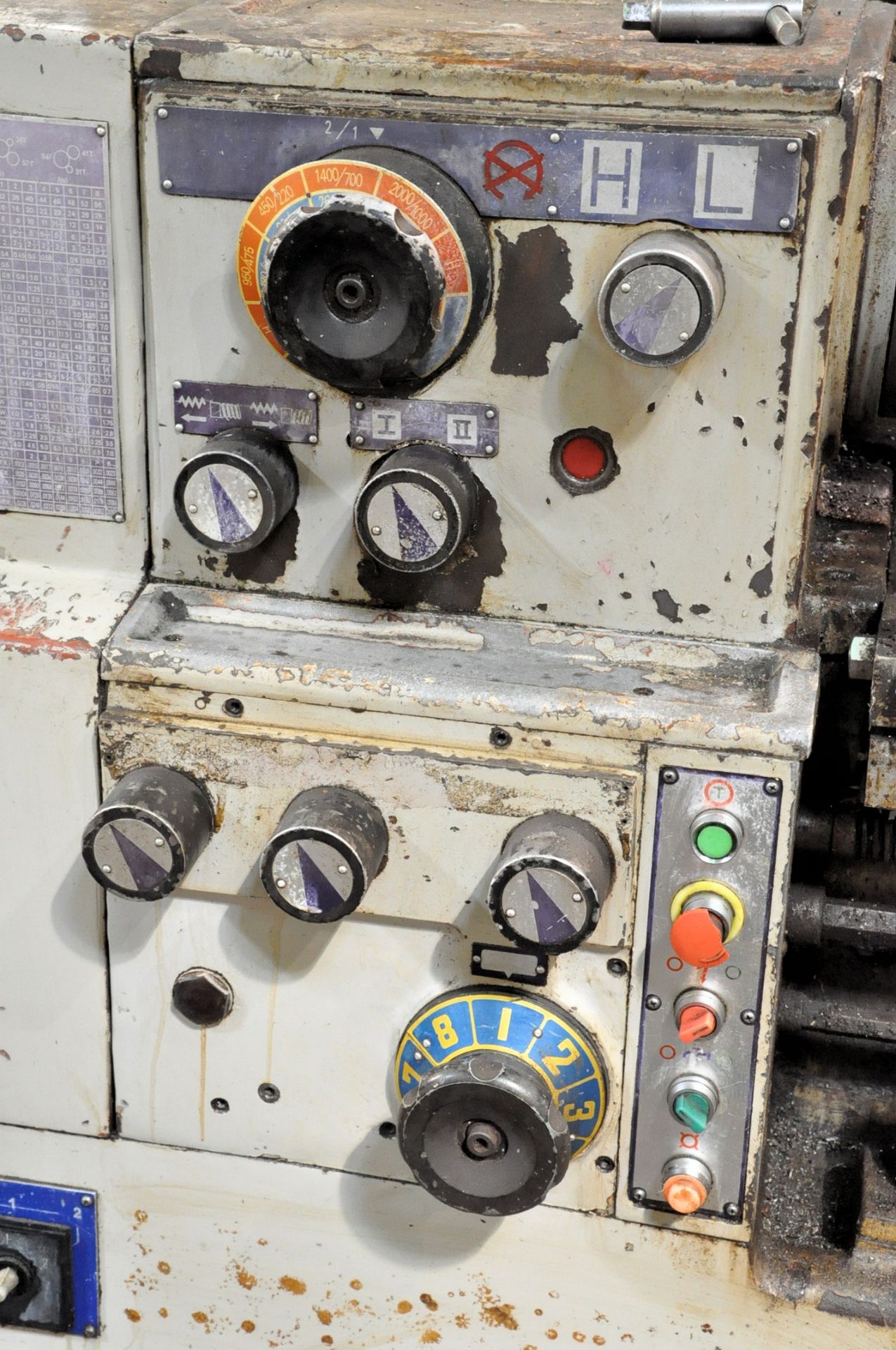 LS Model 1660G, 16" x 60" Geared Head Engine Lathe, (1994), 8" 3-Jaw Chuck, Tool Post, Tail Stock - Image 6 of 6