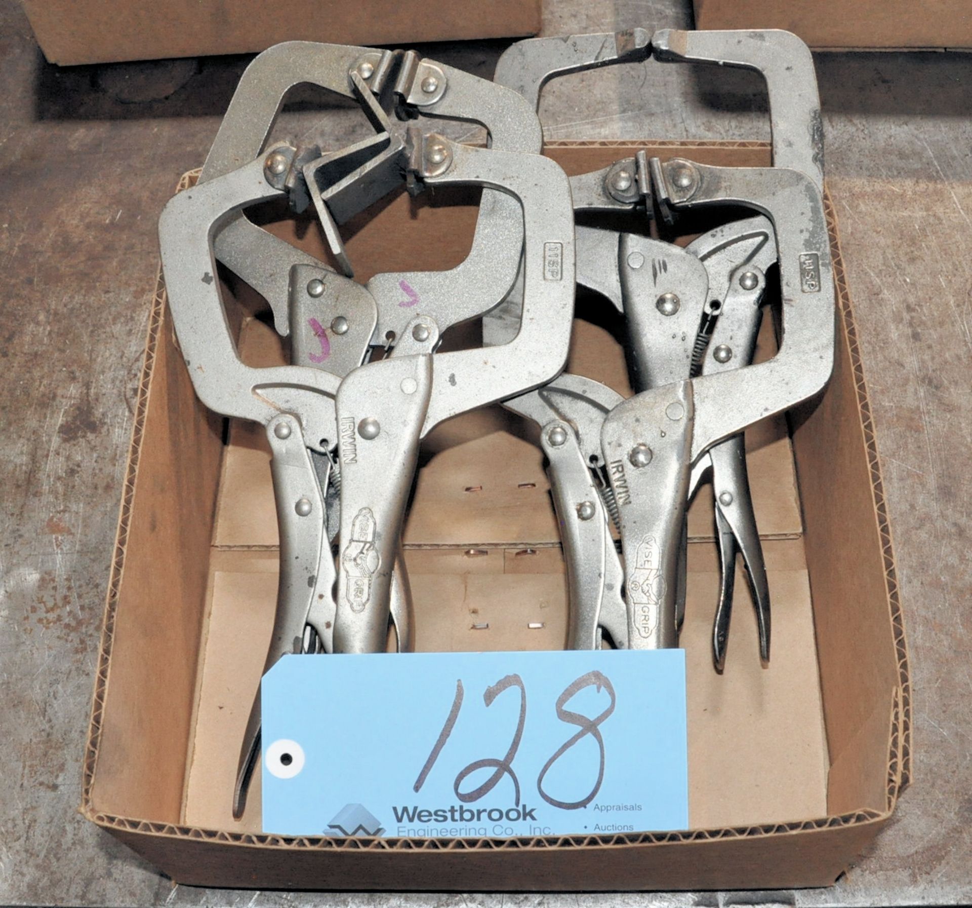 Lot-(4) Vise Grip Clamps in (1) Box