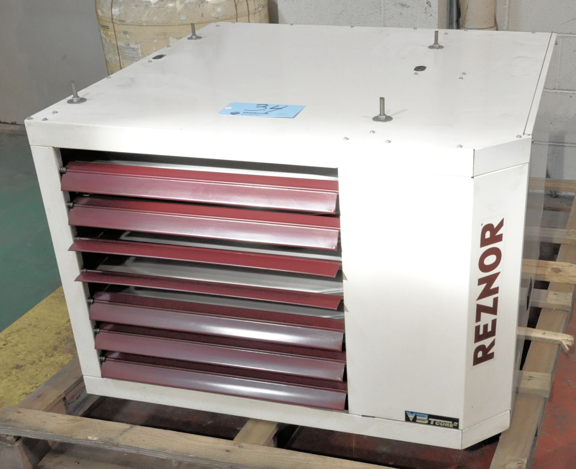 Reznor Model UDAP250, 250,000 BTU Industrial Forced Air Hanging Gas Furnace