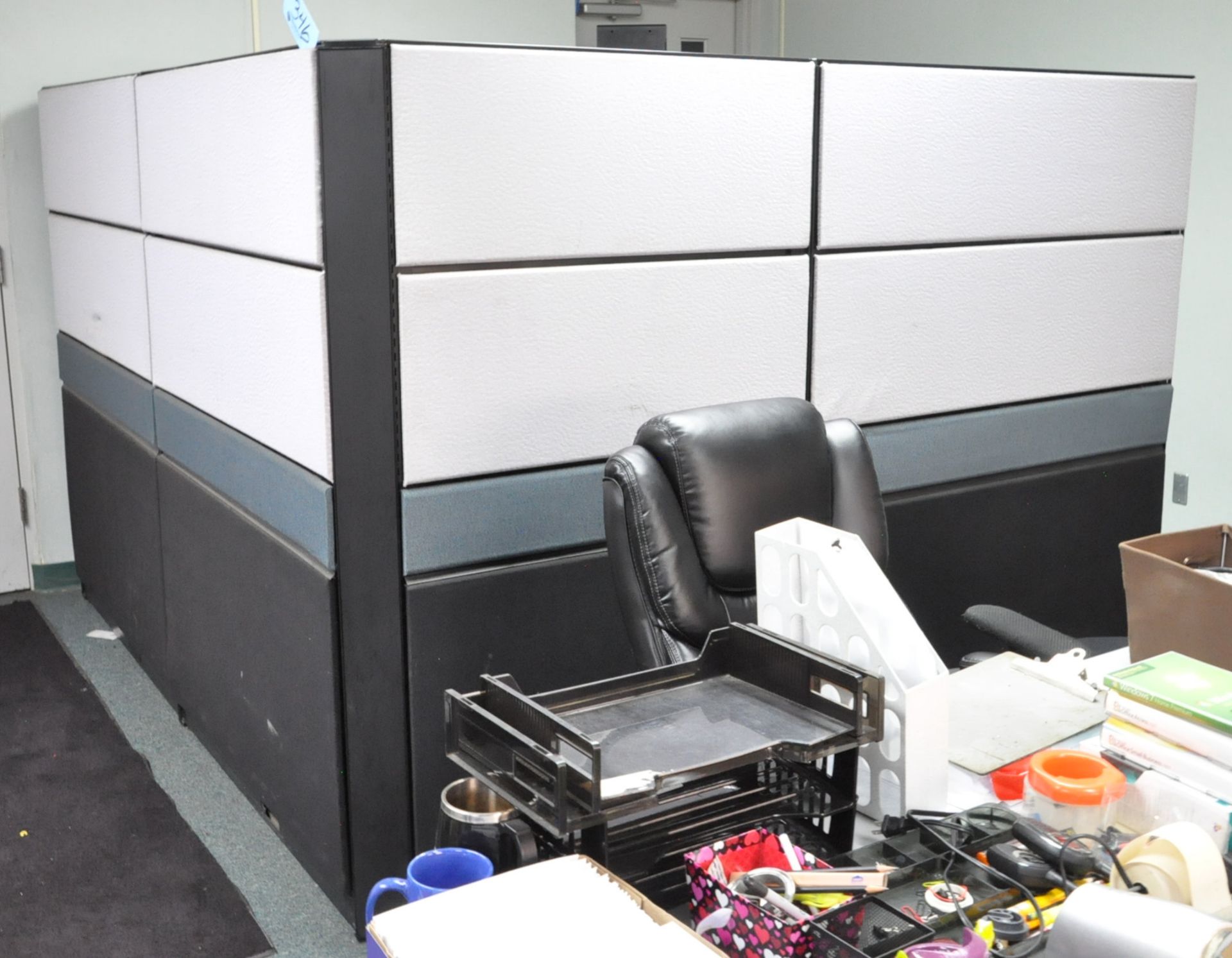 Cubical Partition Work System and Cubicle Panels in (1) Room, (Furniture Not Included)
