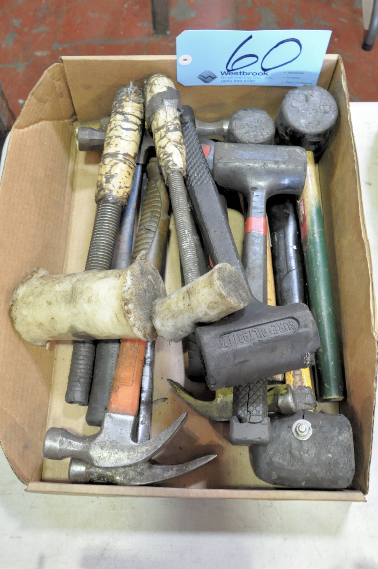 Lot-Various Hammers in (1) Box