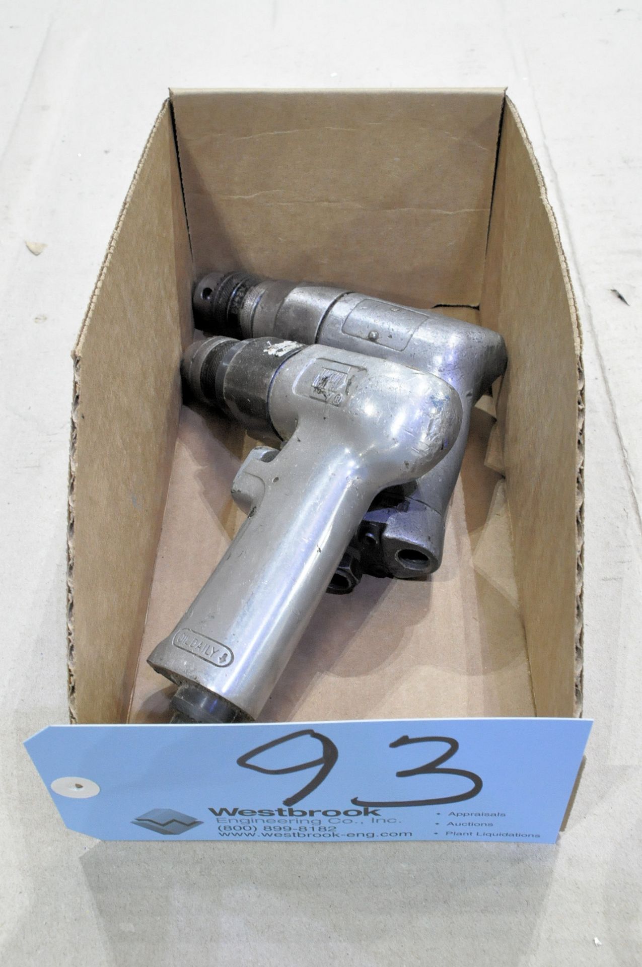 Lot-(2) Pneumatic Drills in (1) Box