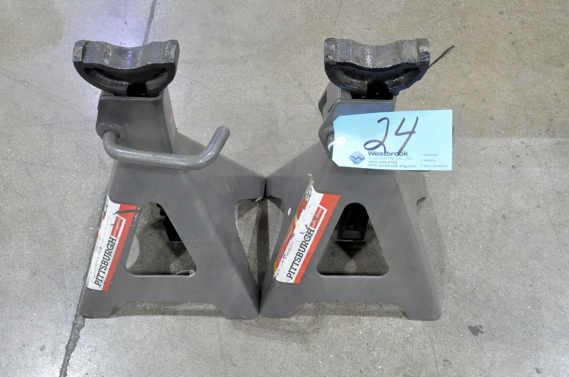 Pair Pittsburgh 12-Ton Capacity Jack Stands