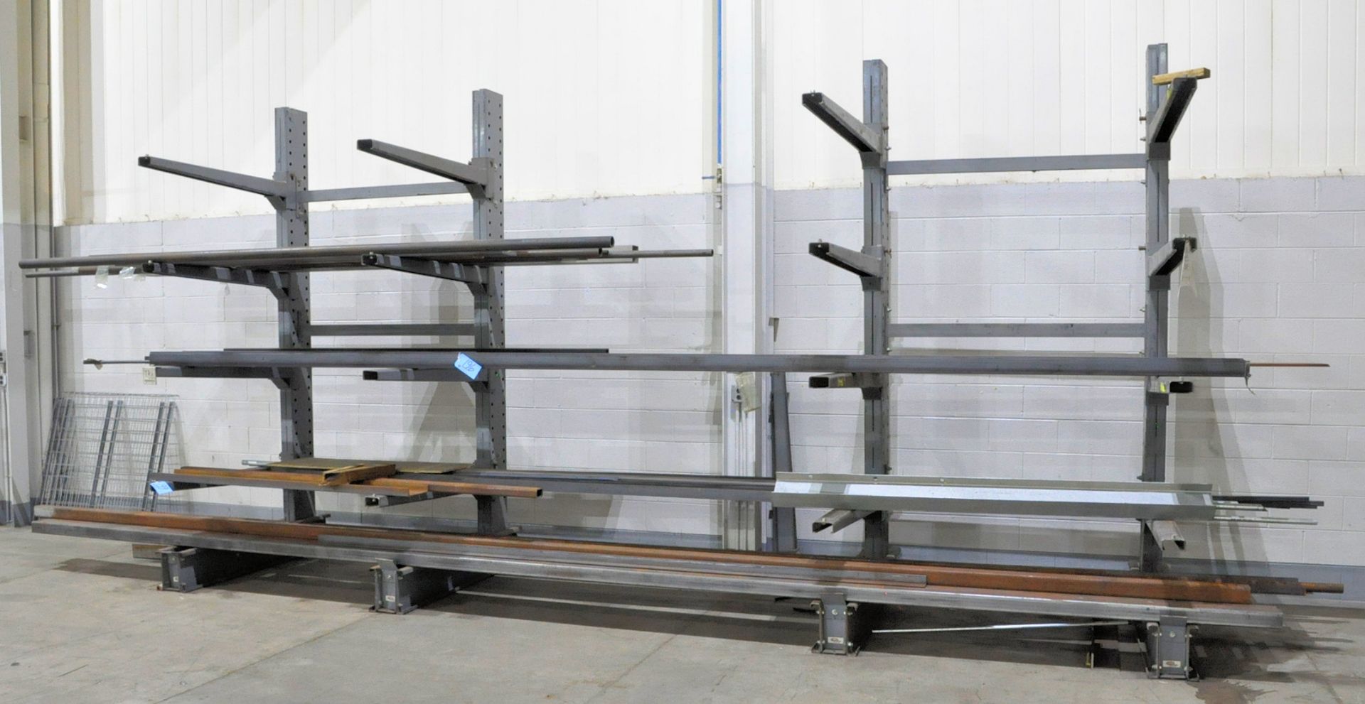 Pair Cantilever Racks, (Contents Not Included), (Not to Be Removed Until Empty)