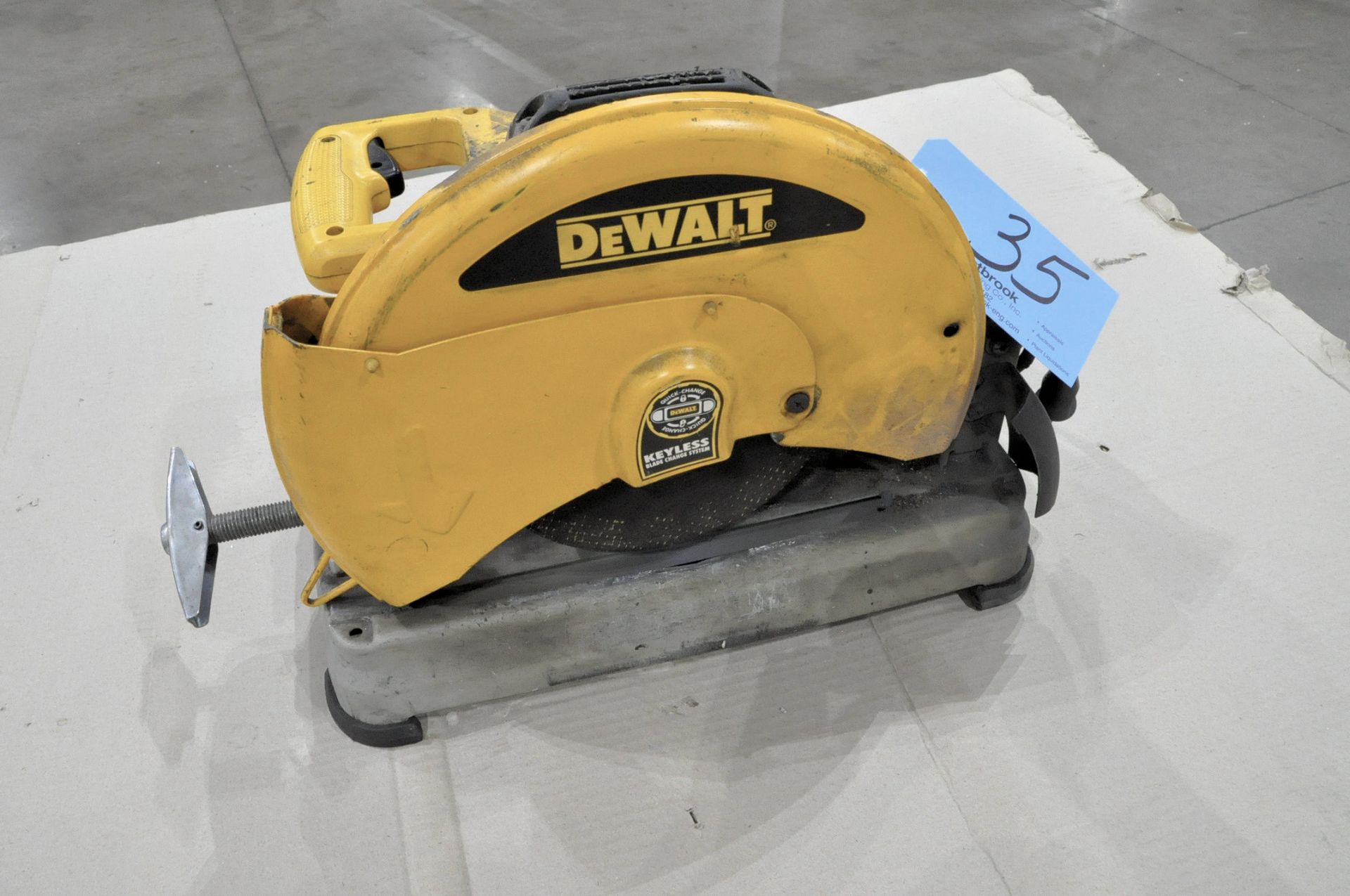 DeWAlt D28715, 14" Abrasive Cutoff Saw