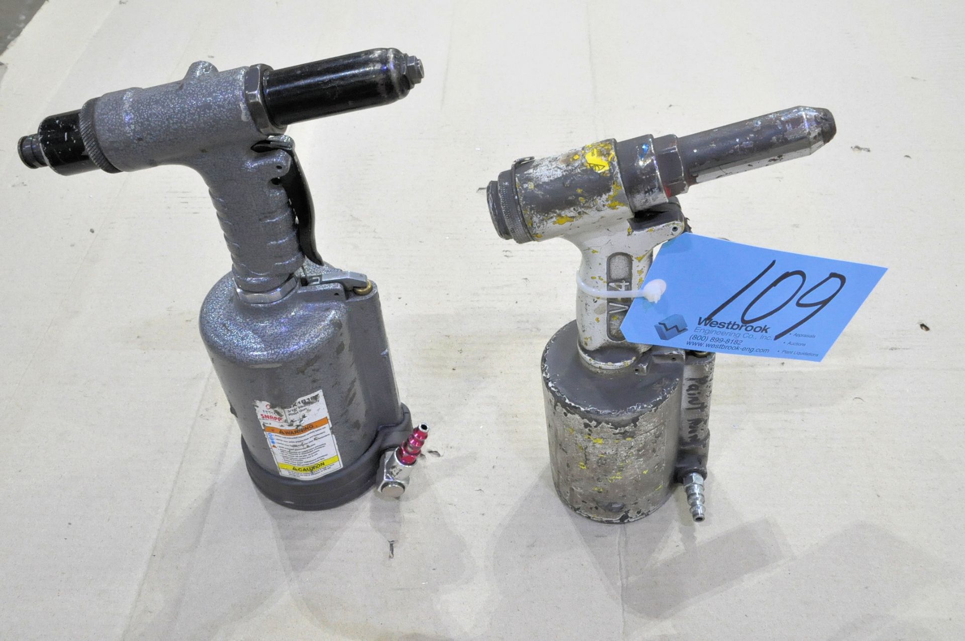 Lot-(2) Pneumatic Pop Rivet Guns