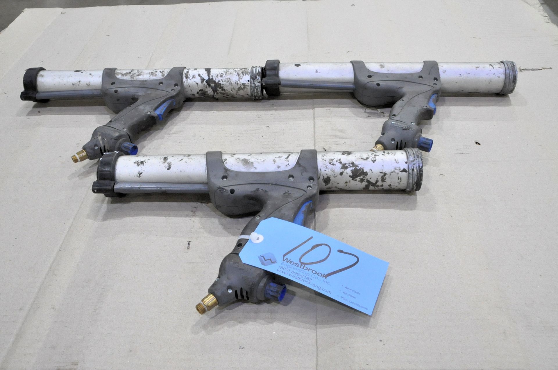 Lot-(3) Pneumatic Adhesive Applicators