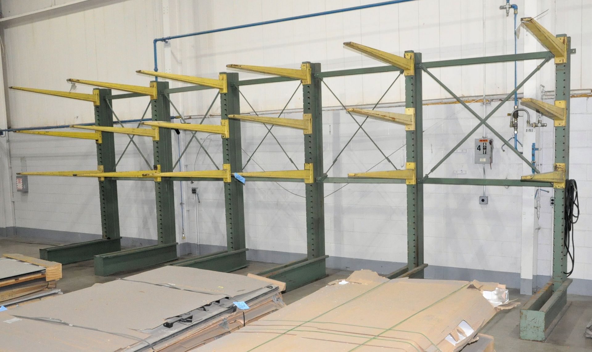 Lot-(5) Sections Cantilever Racks