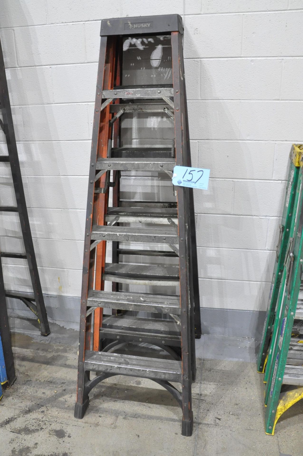 Lot-(2) 6' Fiberglass Step Ladders