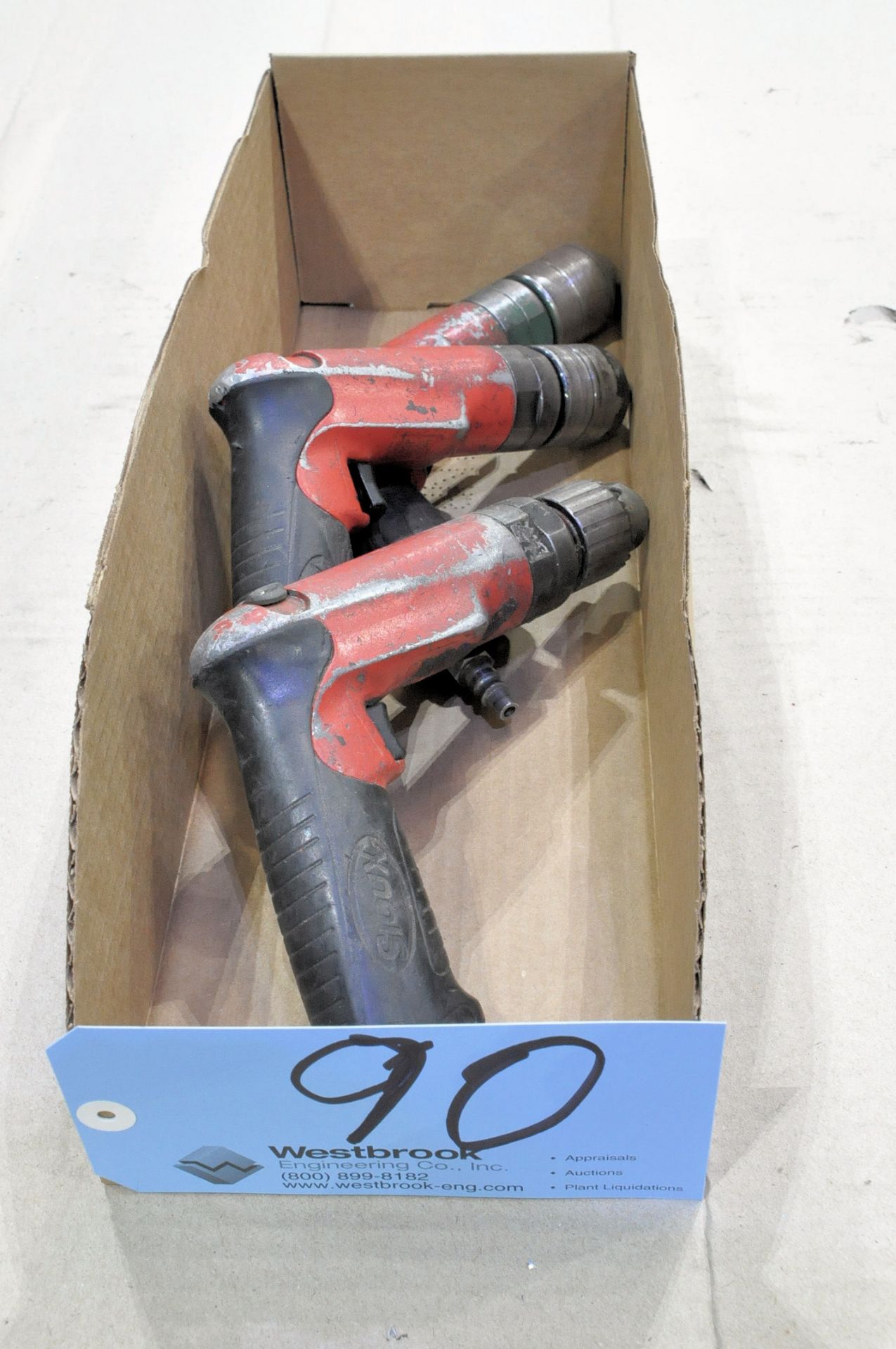 Lot-(3) Sioux Pneumatic Drills in (1) Box