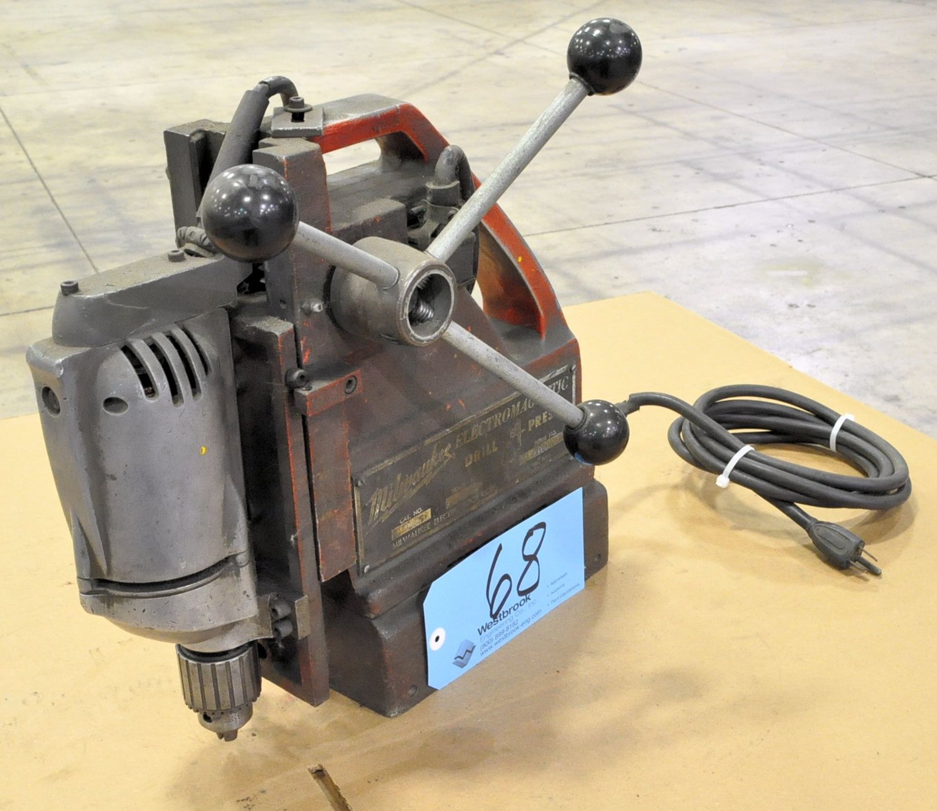 Milwaukee Magnetic Base Drill Cat. No. 4200, 1/2"