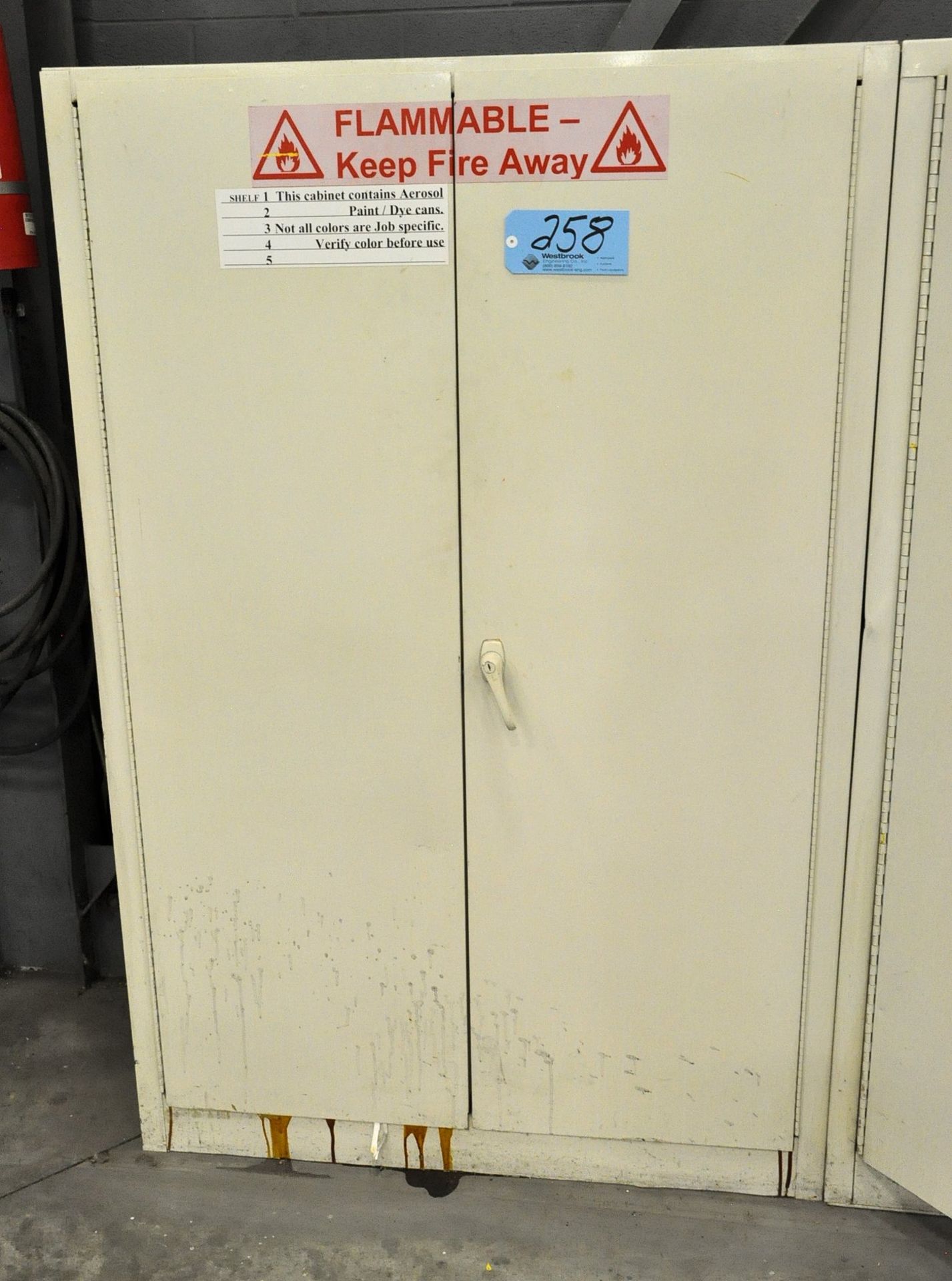 2-Door Safety Cabinet with Contents