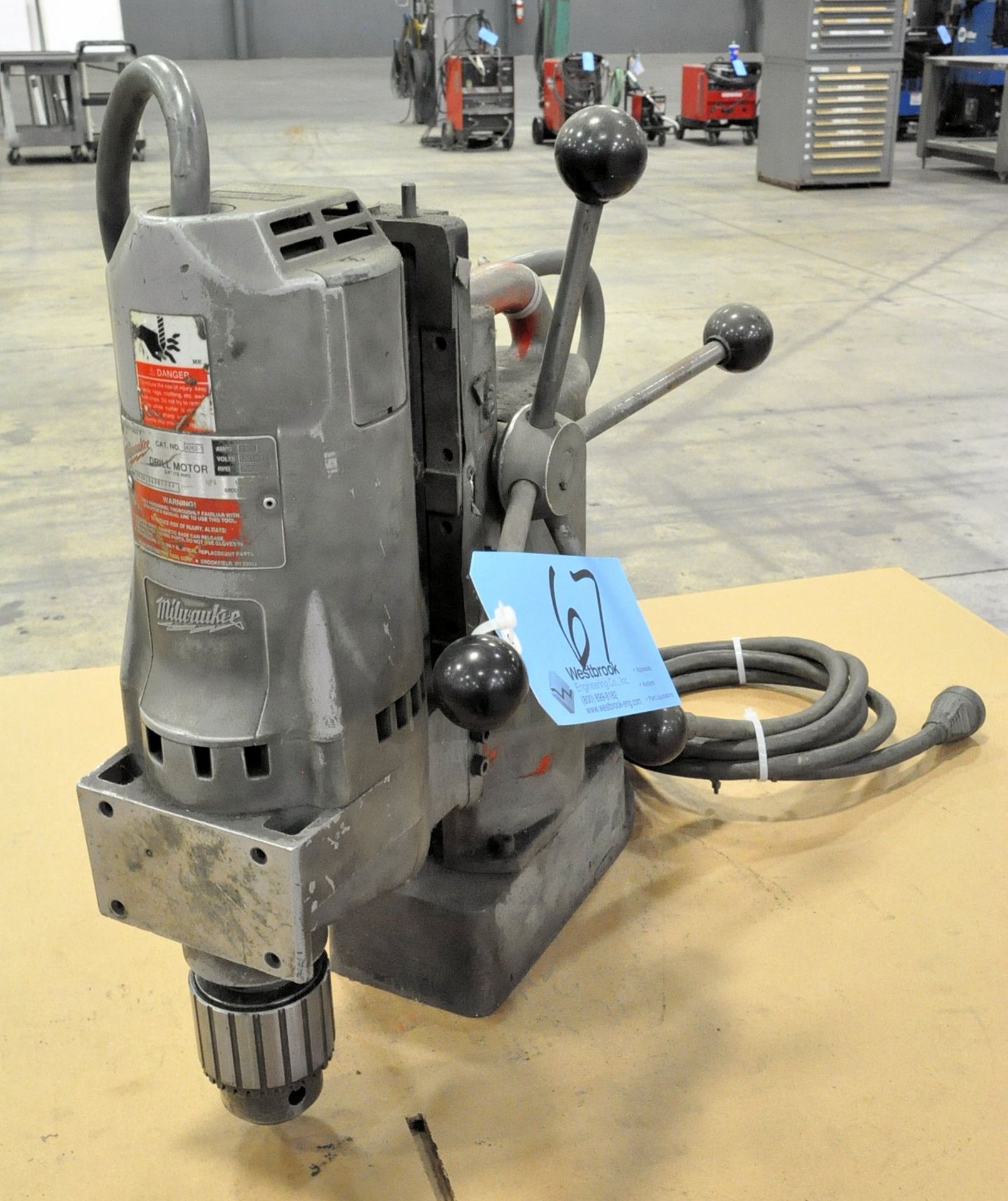 Milwaukee Magnetic Base Drill Cat. No. 4262-1, 3/4"