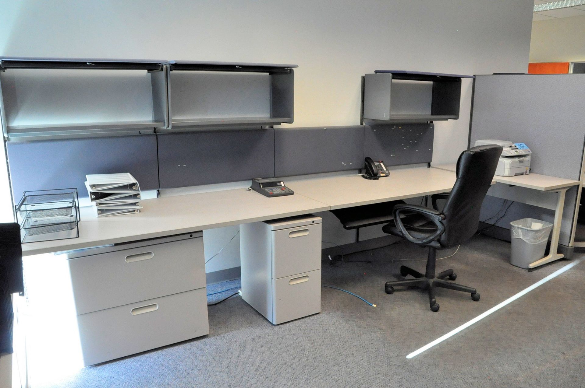 Cubicle Partition Work System in (1) Group in (1) Office, (No Phone), - Image 2 of 4