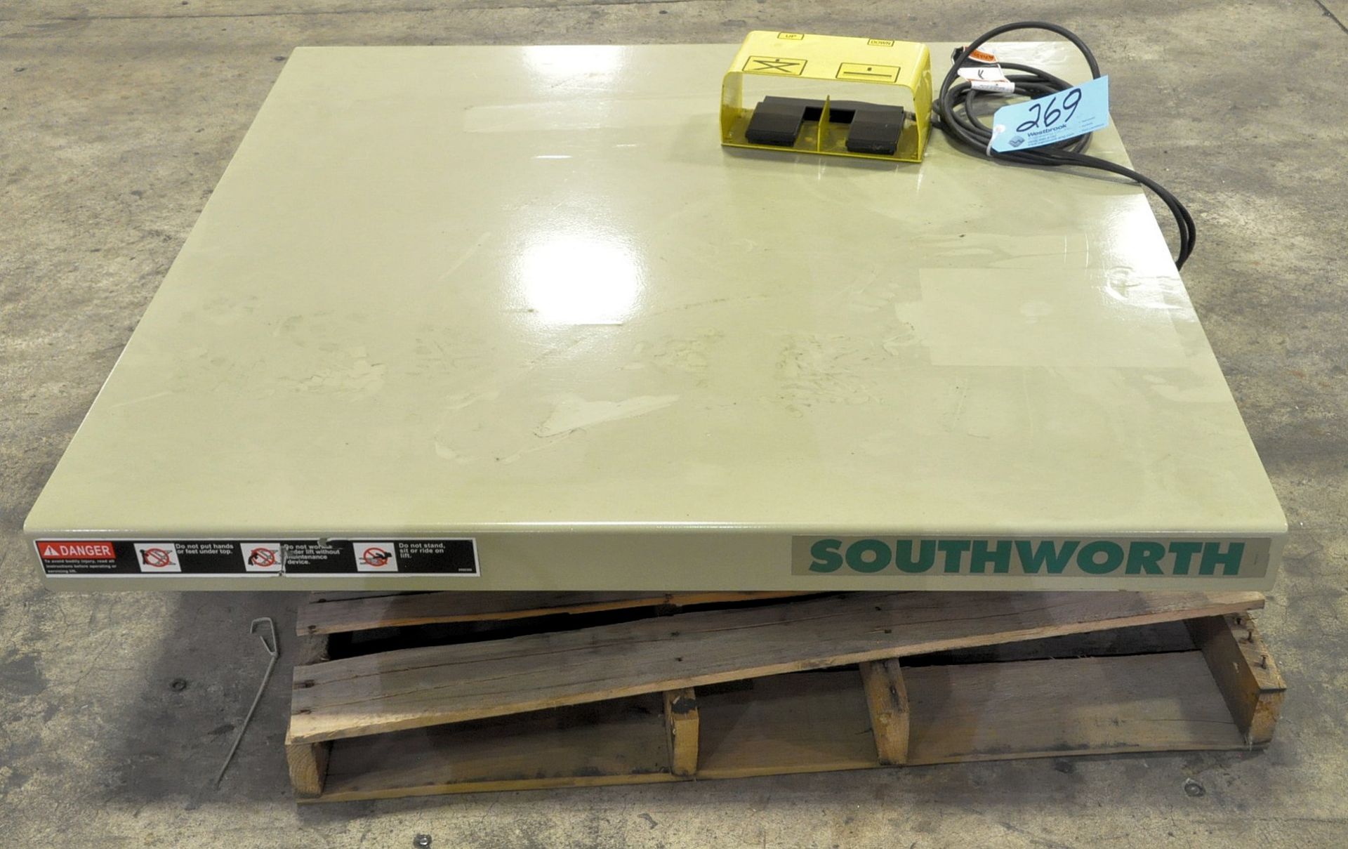 New Southward 2,000-Lbs. Capacity Electric Foot Operated Scissor Lift