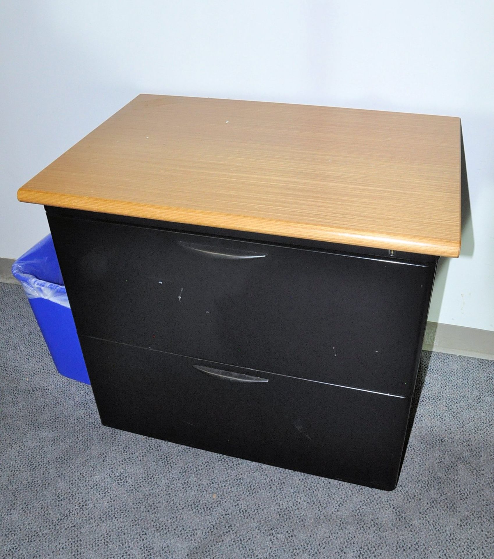 Lot-Desk, Chairs, (2) File Cabinets and Office Refrigerator, (No - Image 3 of 3