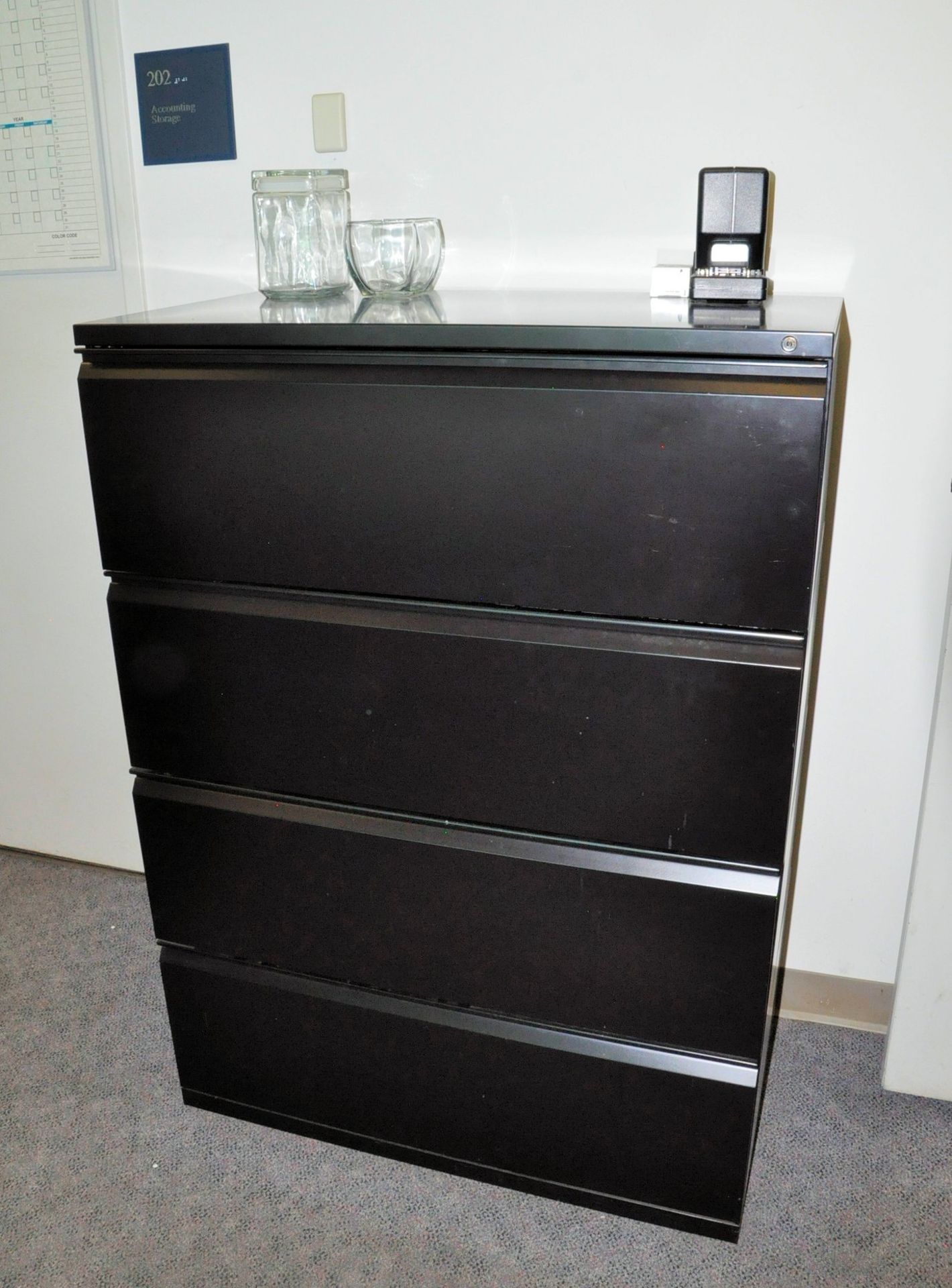 Lot-Modular Furniture and File Cabinets in (1) Office, (No Fax - Image 4 of 4