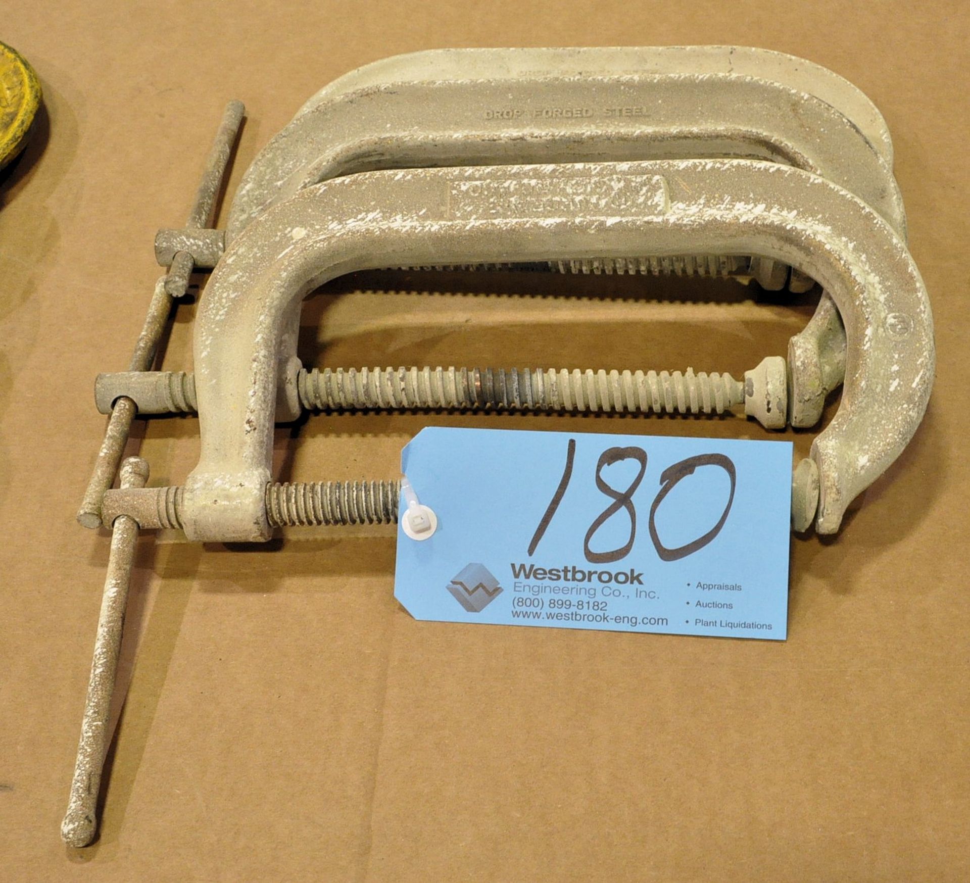 Lot-(3) 8" C-Clamps
